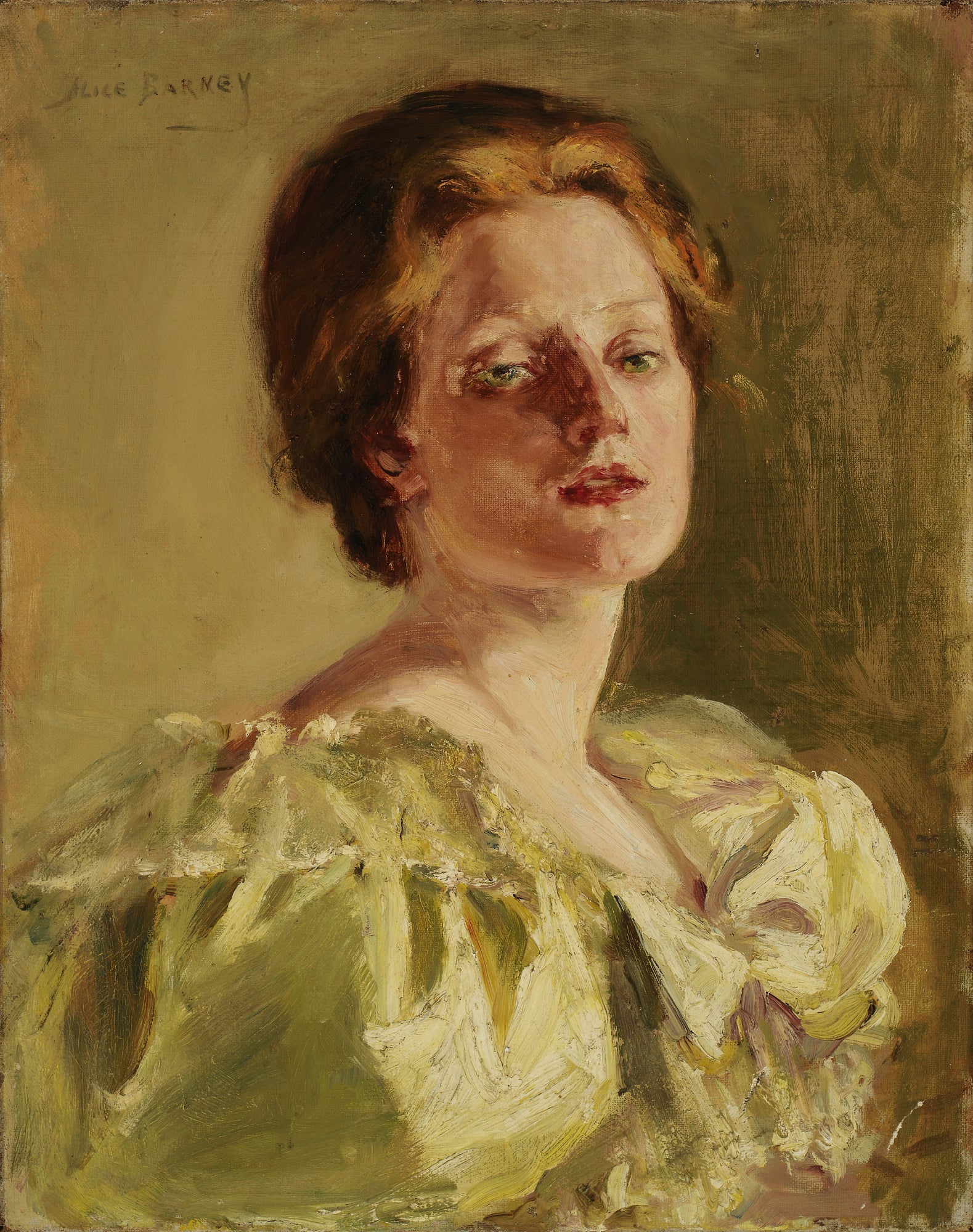 Alice Pike Barney:Study in Auburn,16x12"(A3)Poster