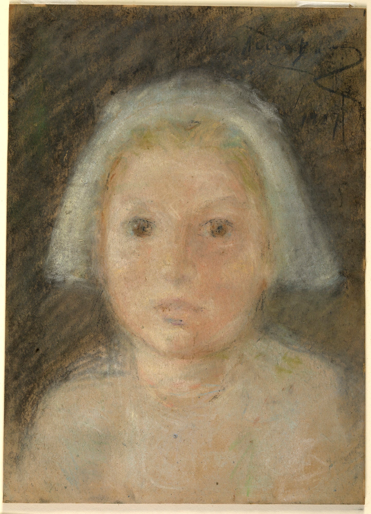 Alice Pike Barney:Tiny White Cap,16x12"(A3)Poster