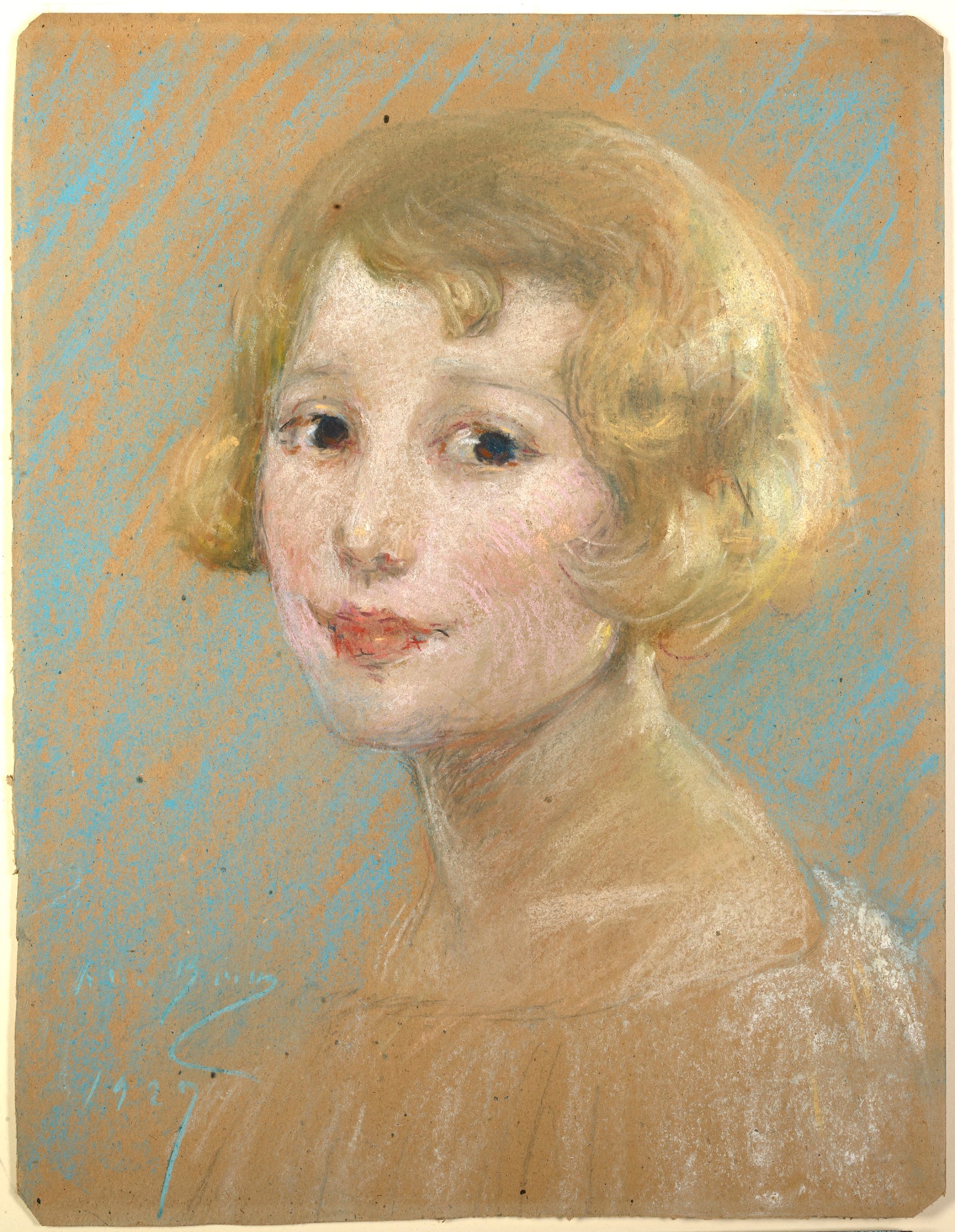 Alice Pike Barney:Blonde Girl,16x12"(A3)Poster