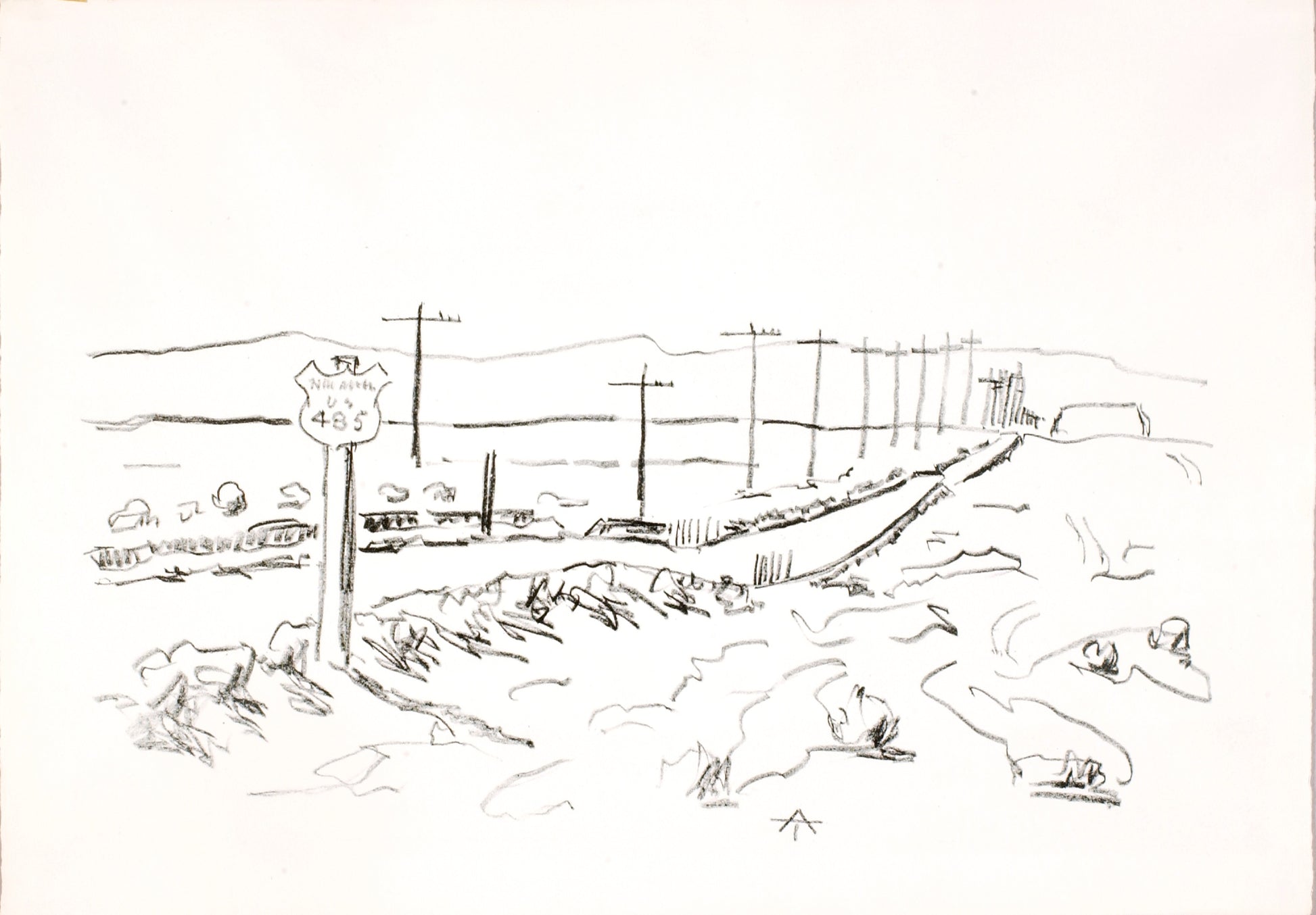 Allen Tucker:Highway 485,16x12"(A3)Poster