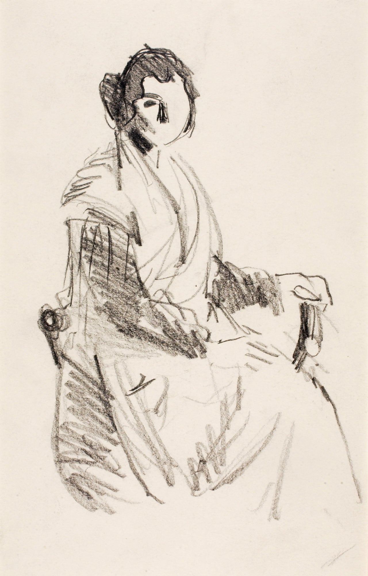 Robert Henri:Seated Woman,16x12"(A3)Poster