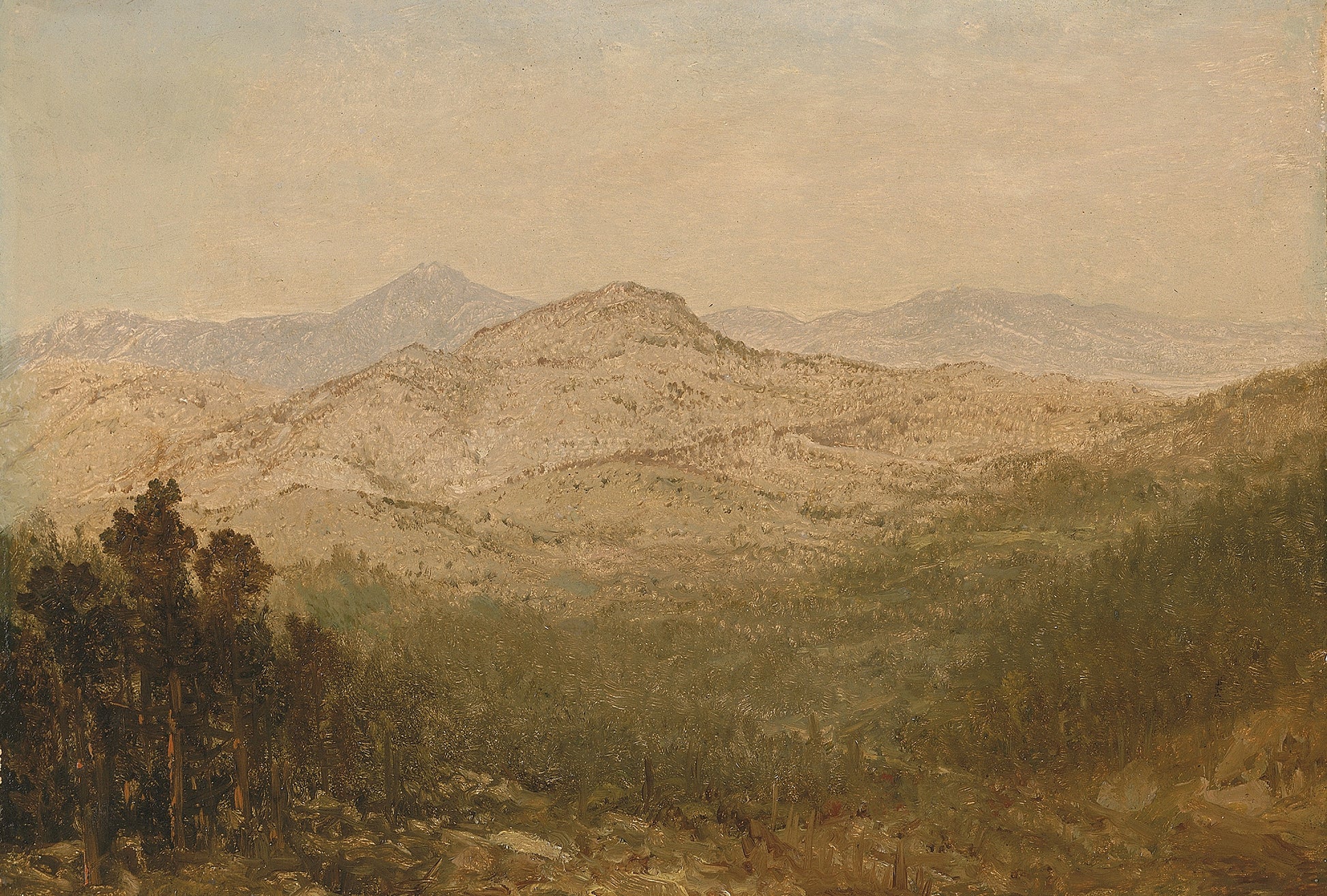 John Frederick Kensett:Mountains in Colorado,16x12"(A3)Poster
