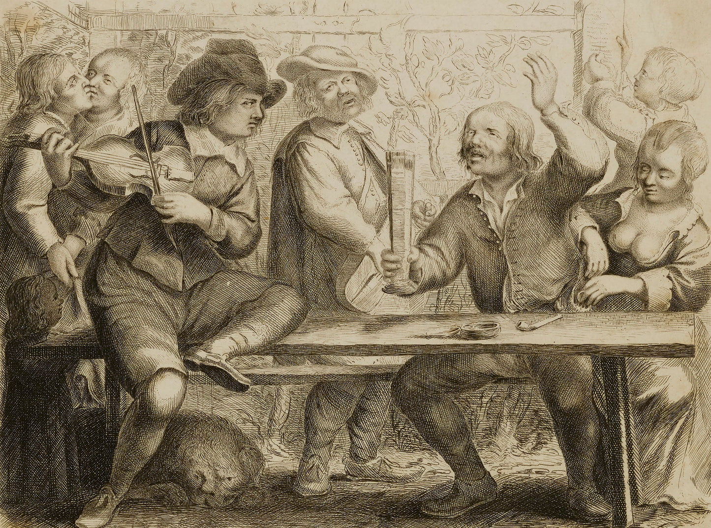 Jan Miense Molenaer:Les Debauches,16x12"(A3)Poster