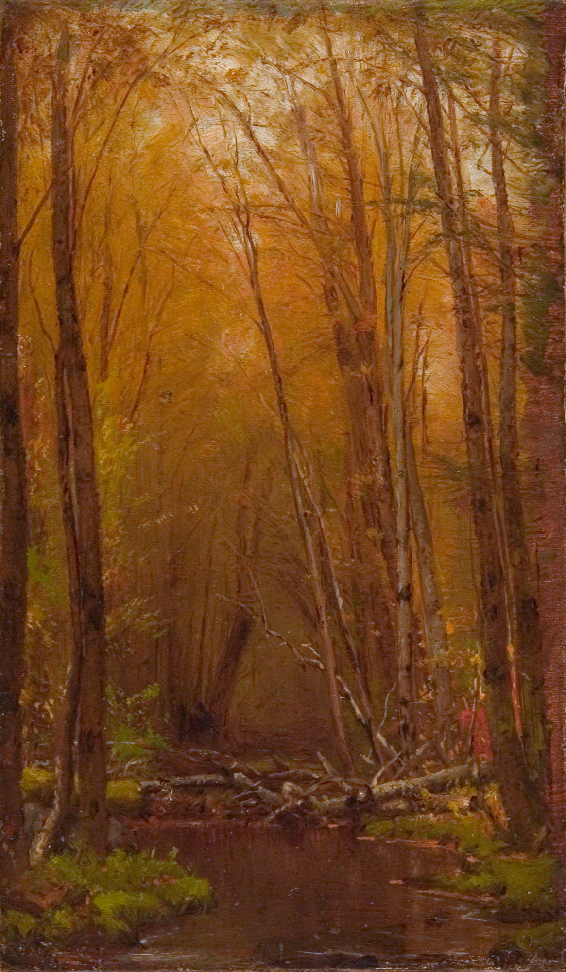 Worthington Whittredge:The Birches of the Catskills,16x12"(A3)Poster