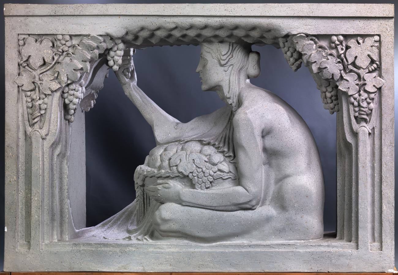 Karl Bitter:Allegorical Female Figure (cast from model for L,16x12"(A3)Poster