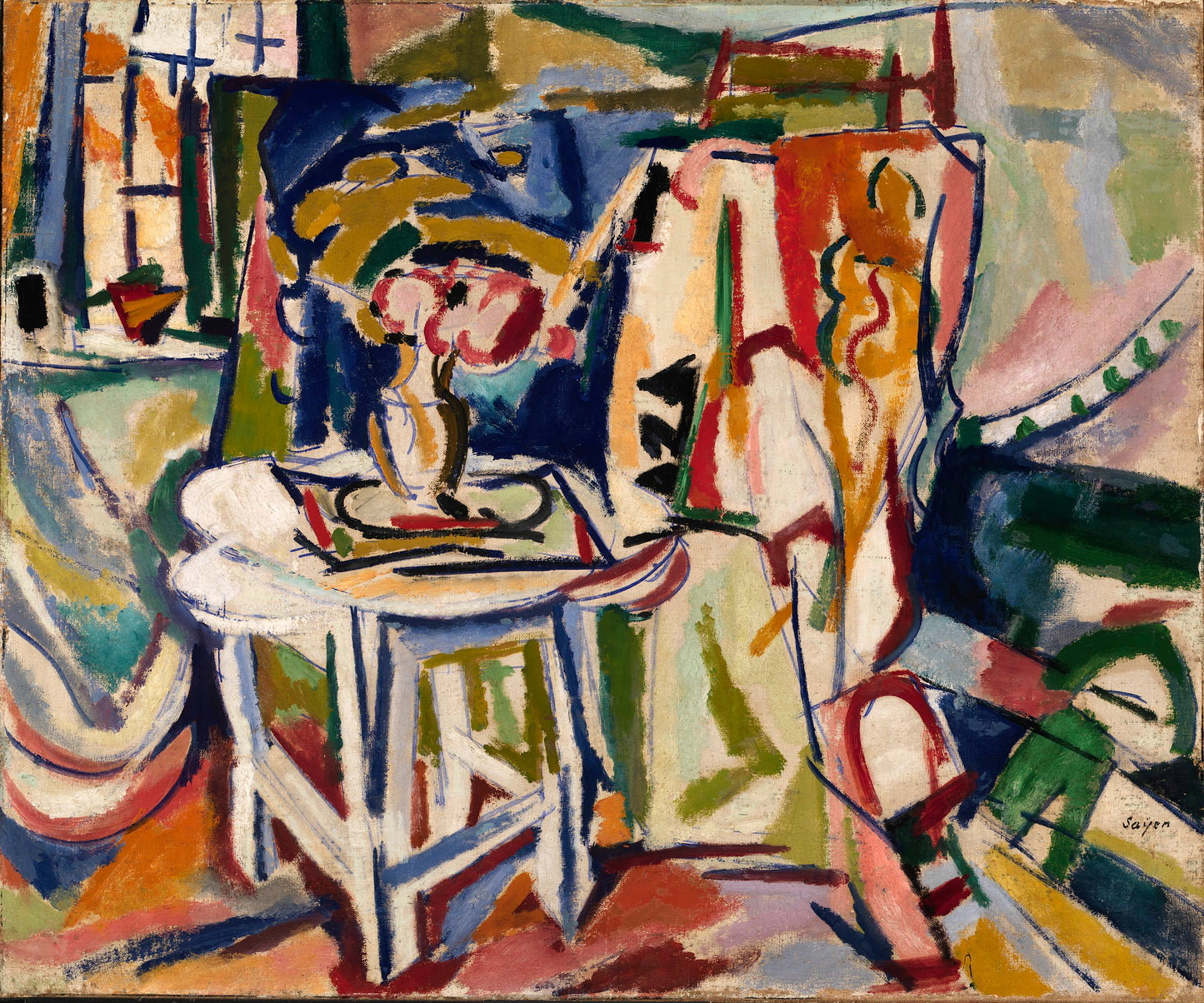 H. Lyman Saÿen:Interior,16x12"(A3)Poster