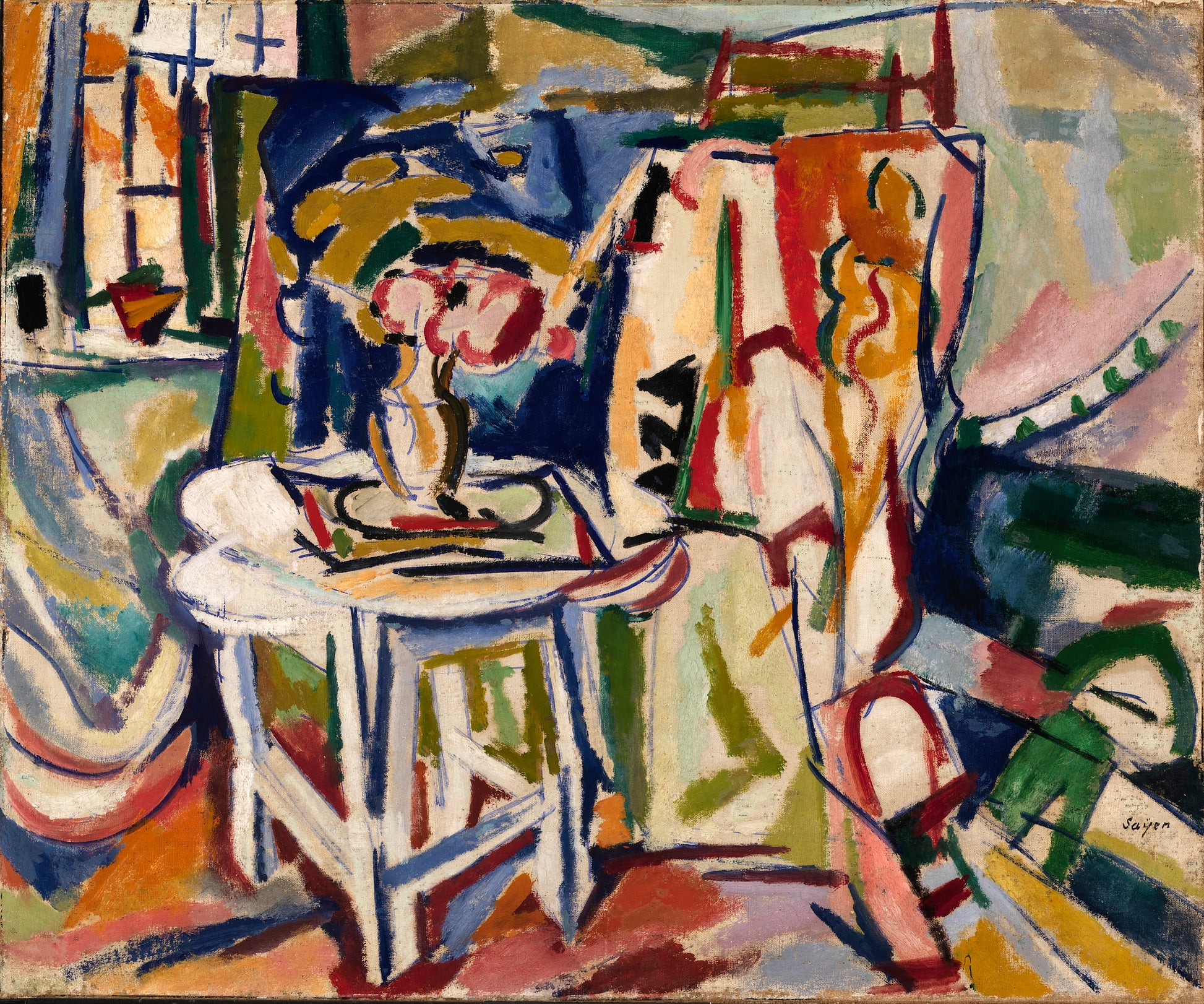 H. Lyman Saÿen:Interior,16x12"(A3)Poster