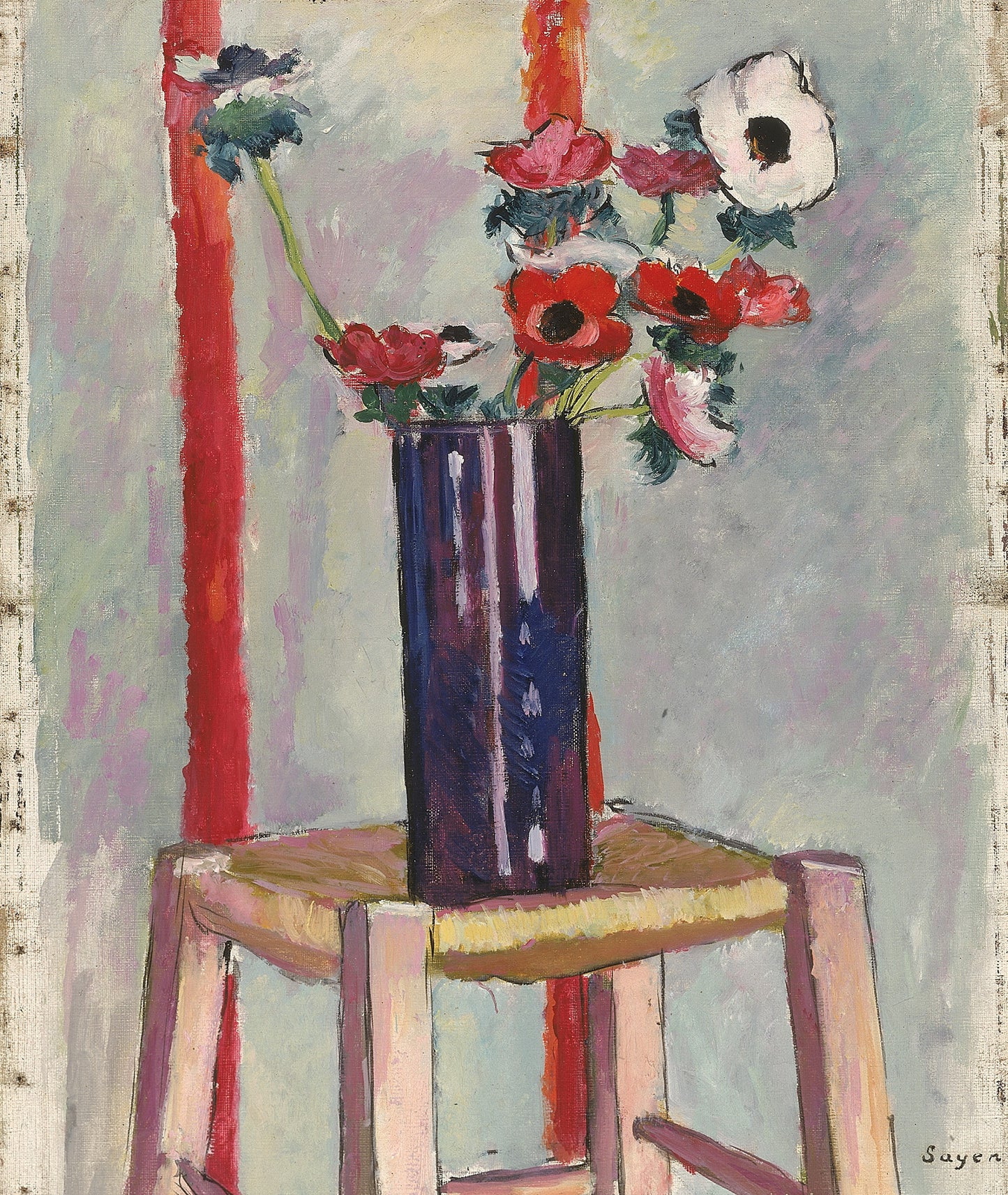 H. Lyman Saÿen:Anemones,16x12"(A3)Poster