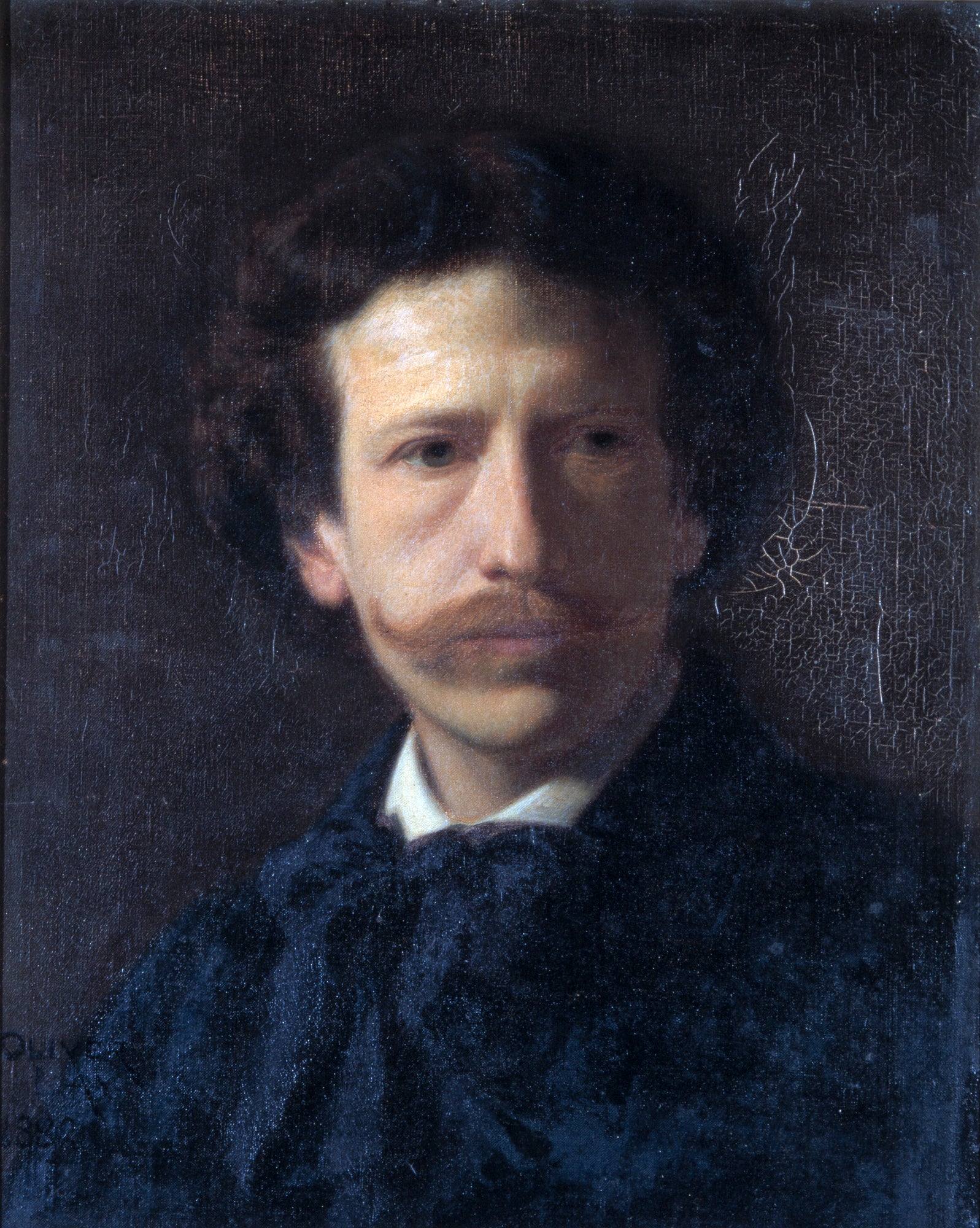 Oliver Ingraham Lay:Self-Portrait,16x12"(A3)Poster