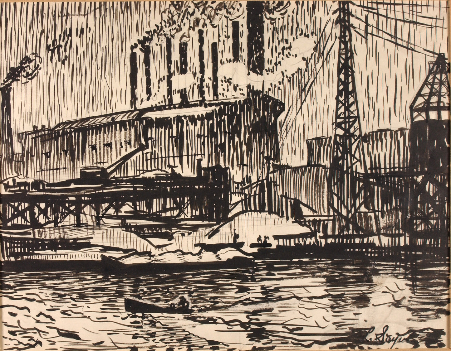 H. Lyman Saÿen:Schuylkill no. 5,16x12"(A3)Poster