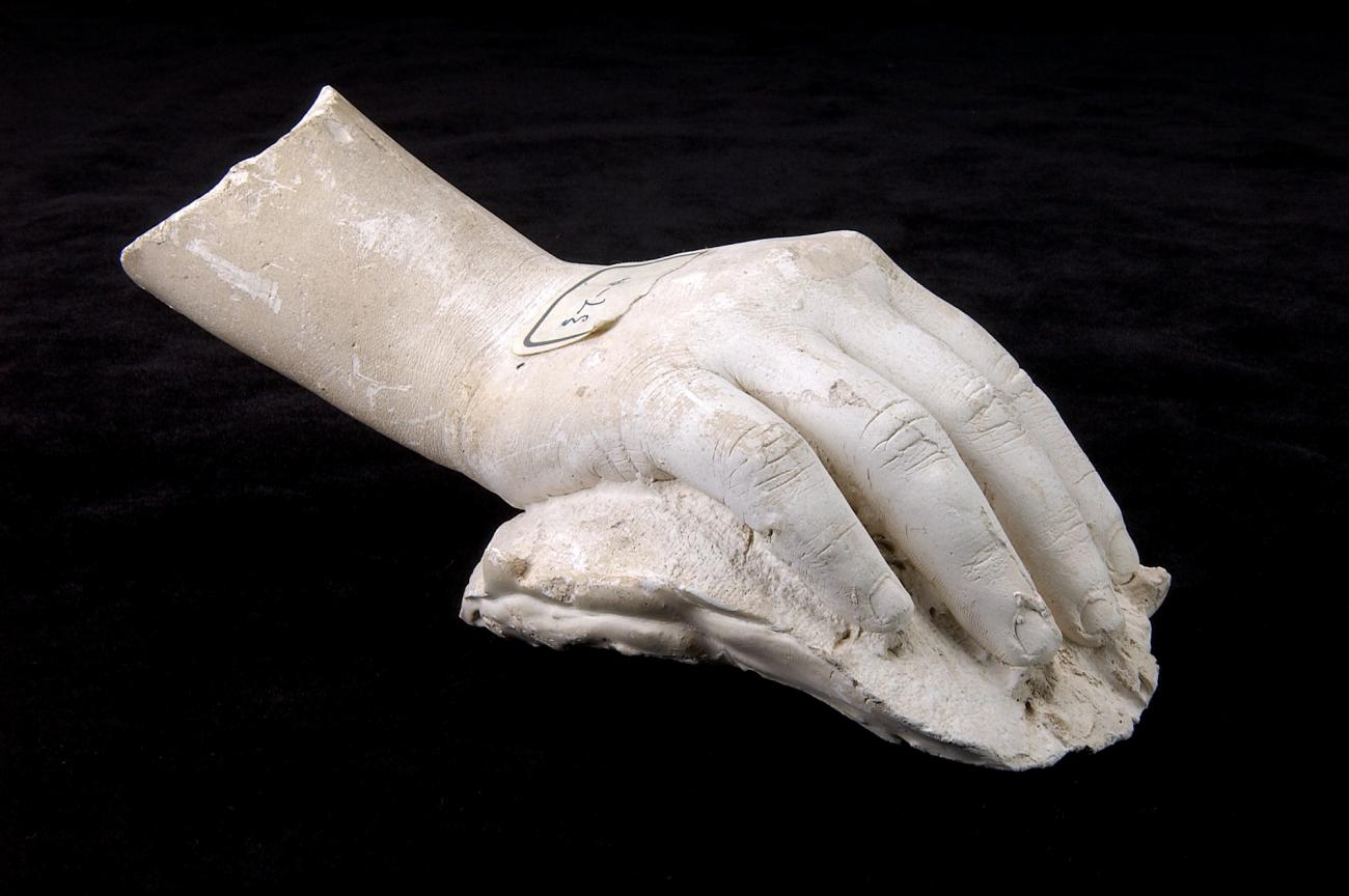 Hiram Powers:Cast of an Unidentified Right Hand in a Relaxed,16x12"(A3)Poster