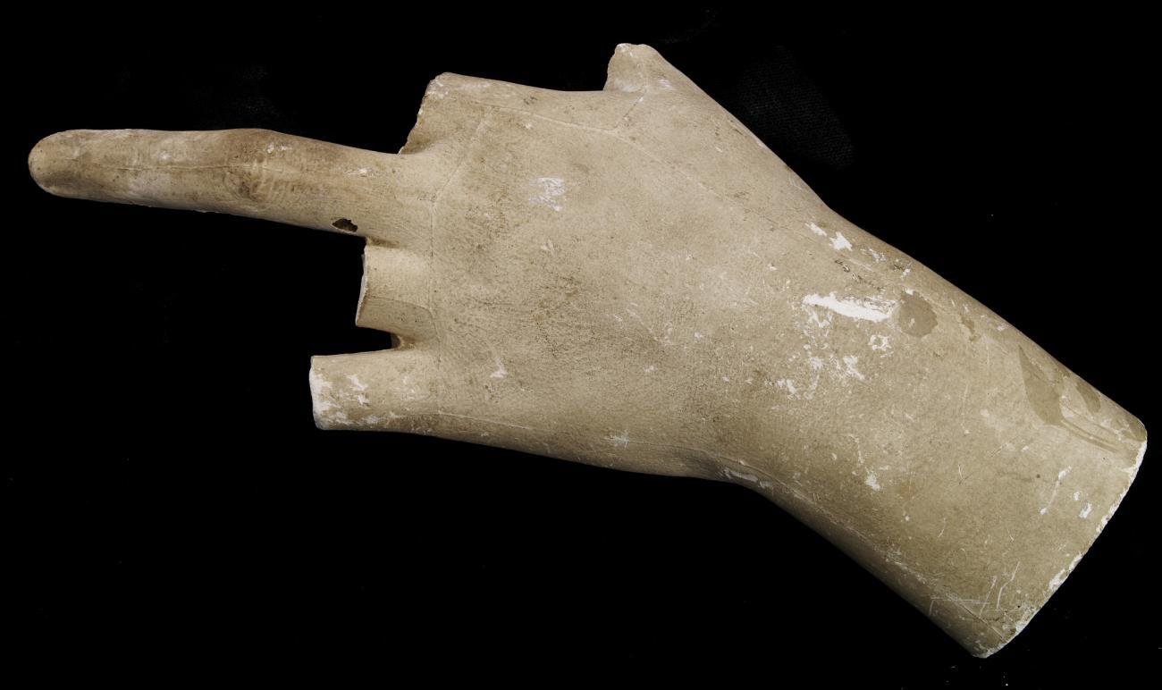 Hiram Powers:Cast of an Unidentified Woman's Left Hand (all ,16x12"(A3)Poster