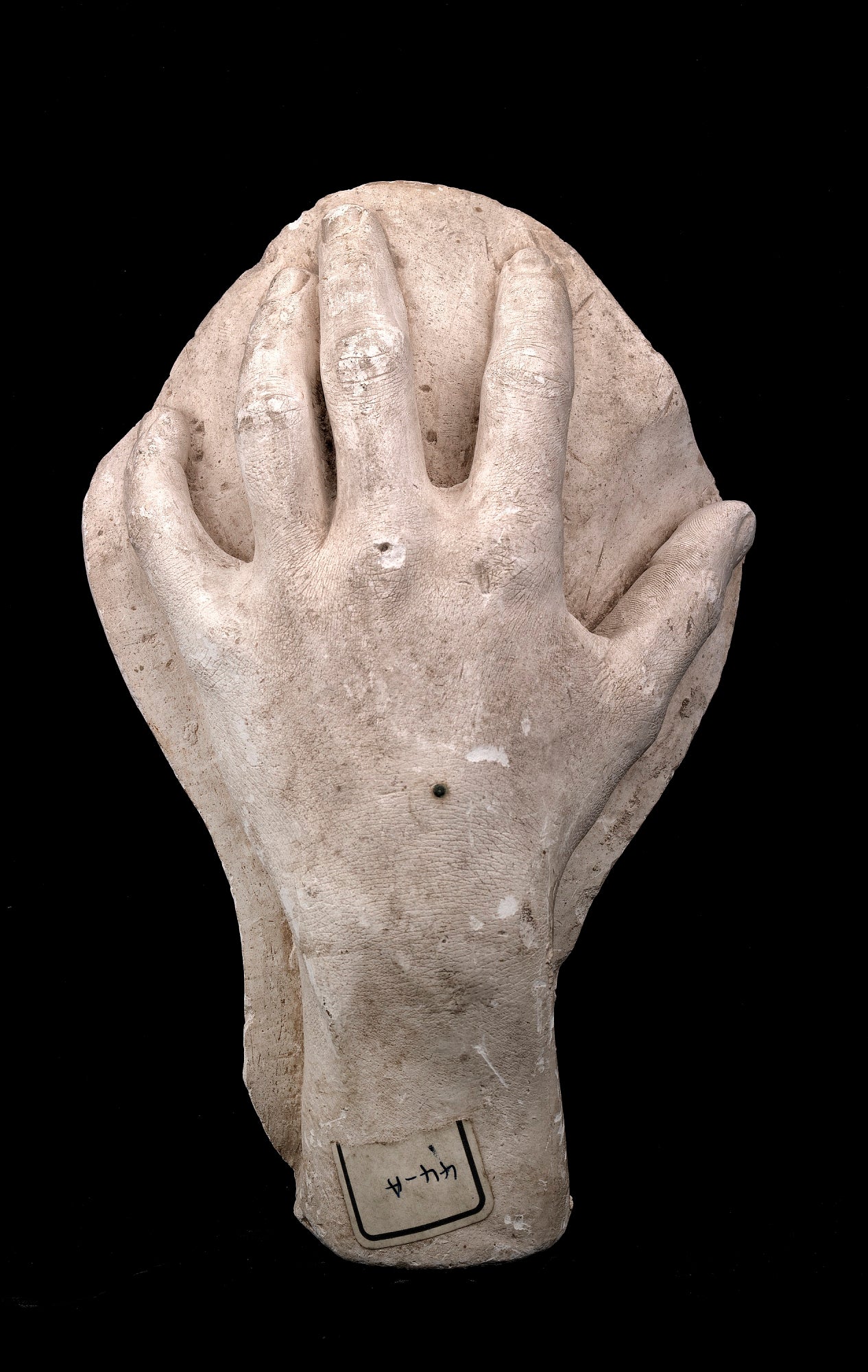 Hiram Powers:Cast of an Unidentified Man's Left Hand Resting,16x12"(A3)Poster