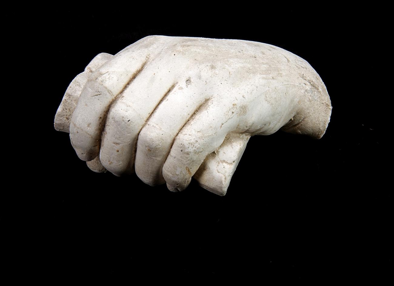 Hiram Powers:Cast of an Unidentified Child's Left Hand Grasp,16x12"(A3)Poster