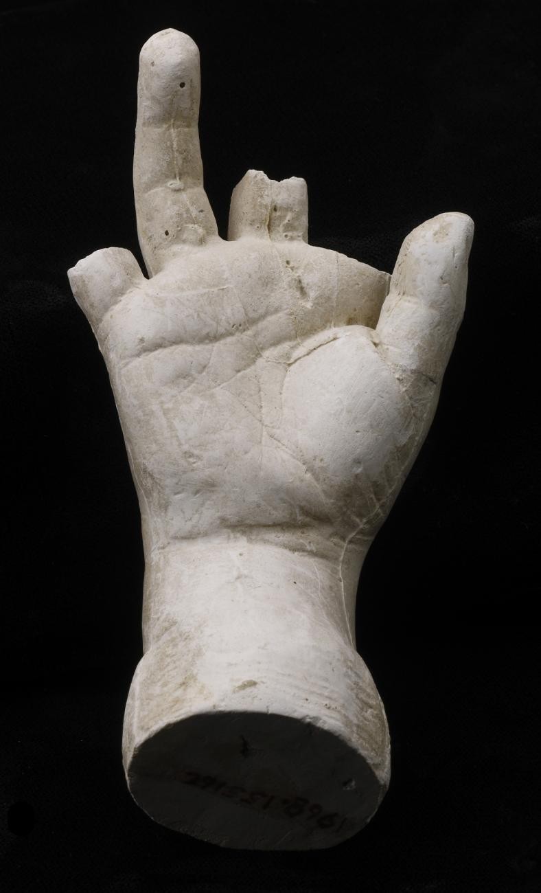 Hiram Powers:Cast of an Unidentified Child's Right Hand (fir,16x12"(A3)Poster