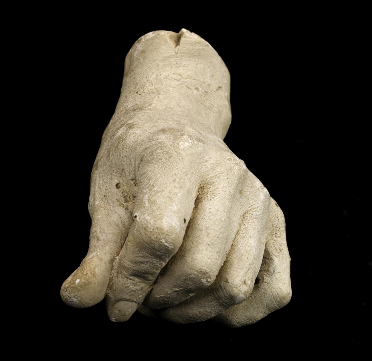 Hiram Powers:Cast of an Unidentified Man's Left Hand with Fi,16x12"(A3)Poster
