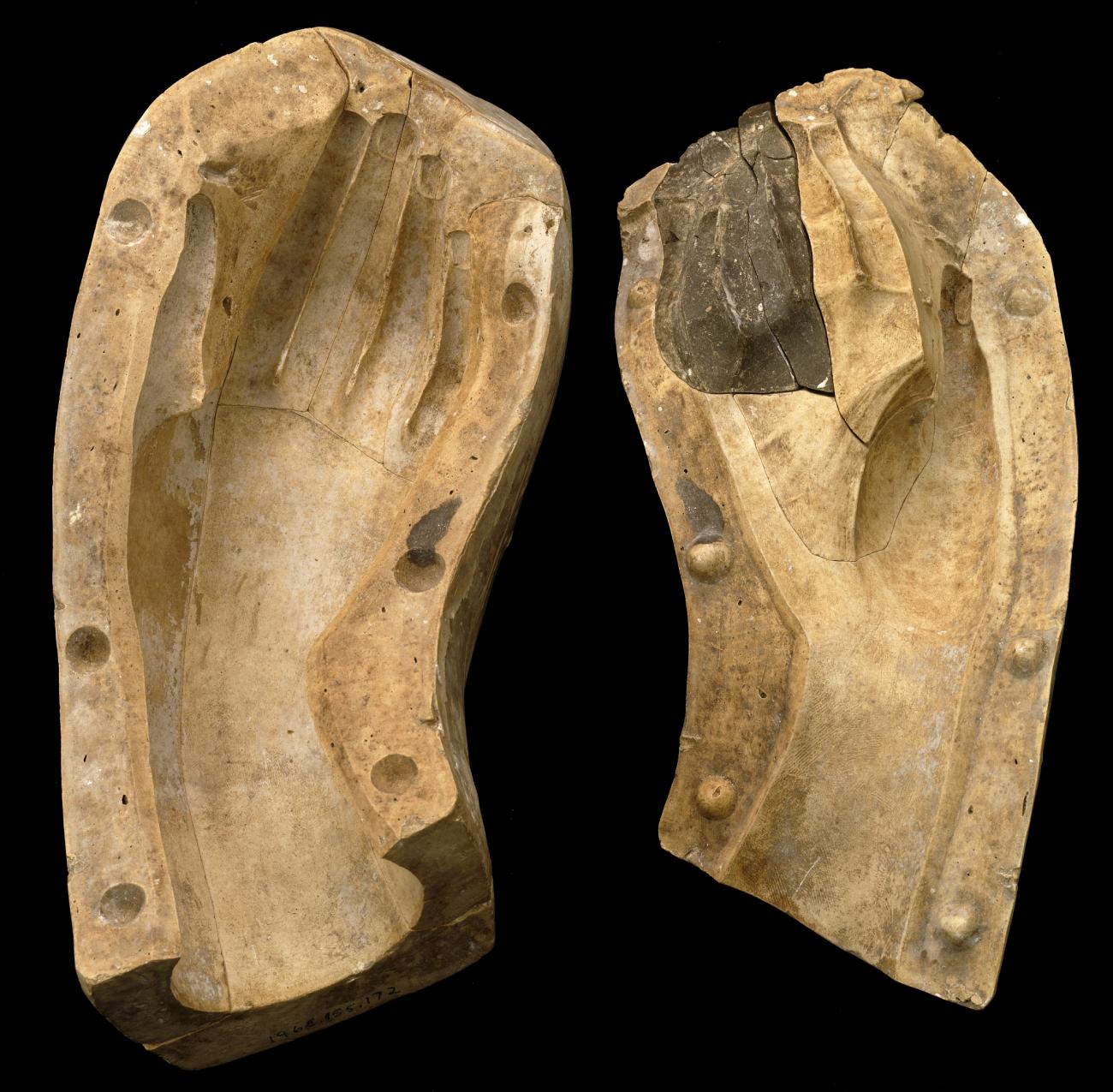 Hiram Powers:Mold of a Woman's Hand,16x12"(A3)Poster