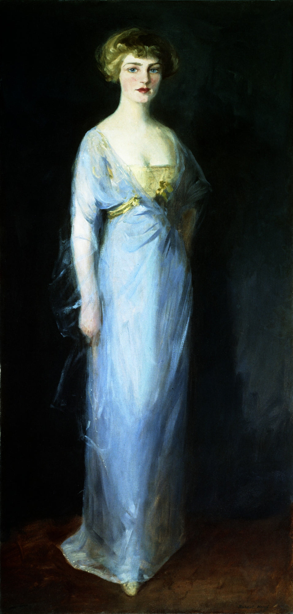 Robert Henri:Portrait of Dorothy Wagstaff,16x12"(A3)Poster