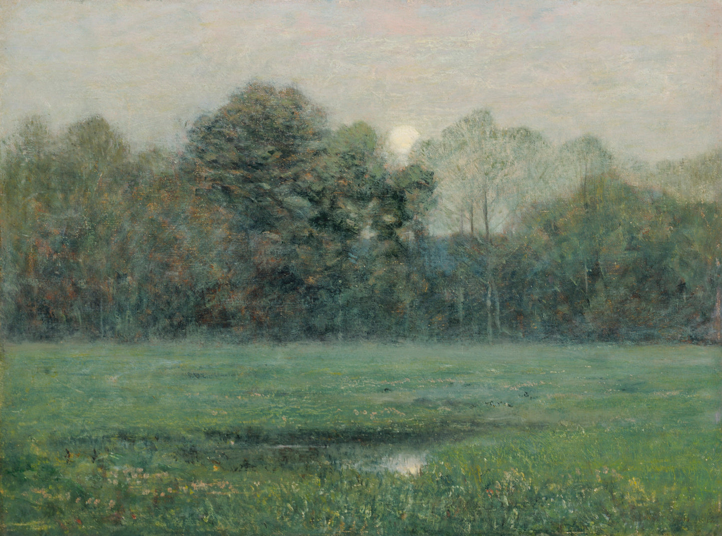Dwight W. Tryon:Midsummer Moonrise,16x12"(A3)Poster