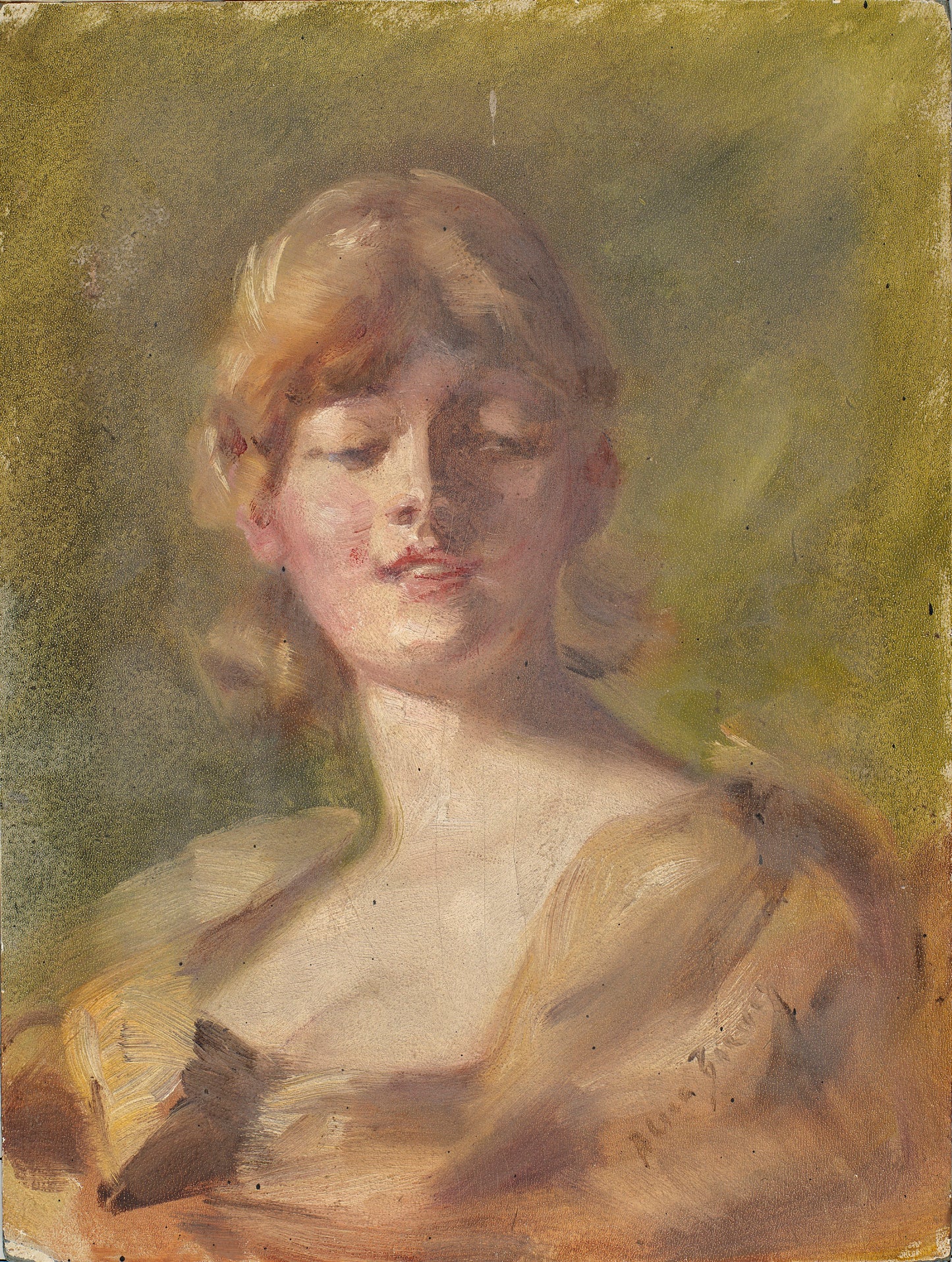 Alice Pike Barney:Study of Head,16x12"(A3)Poster