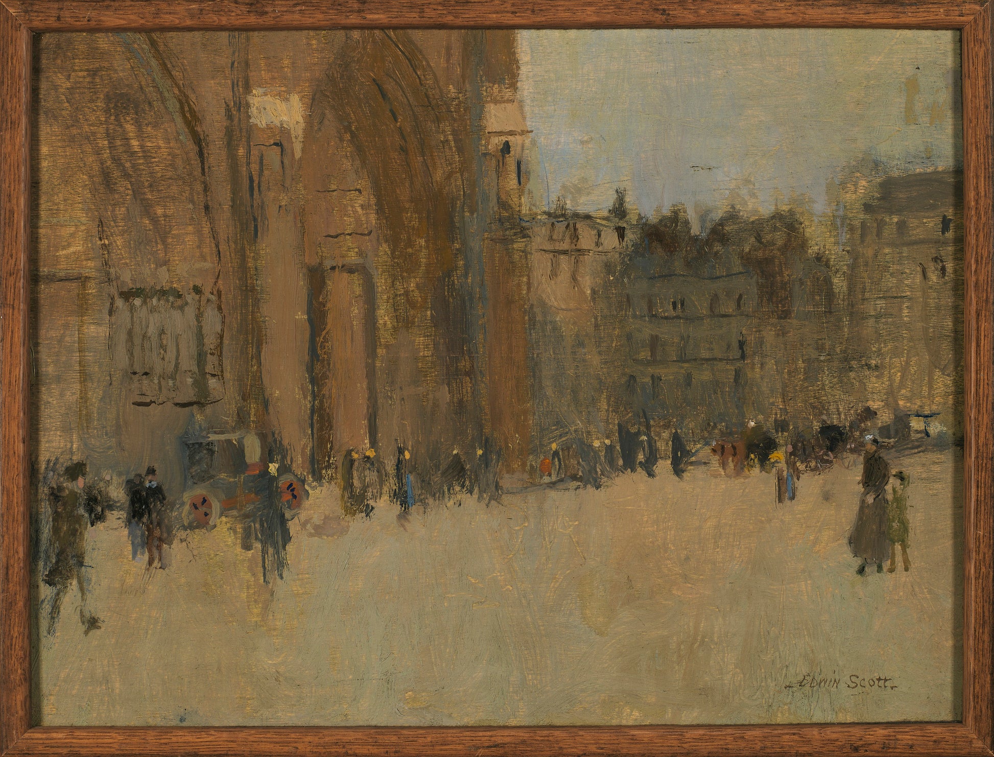 Frank Edwin Scott:Notre Dame no. III,16x12"(A3)Poster