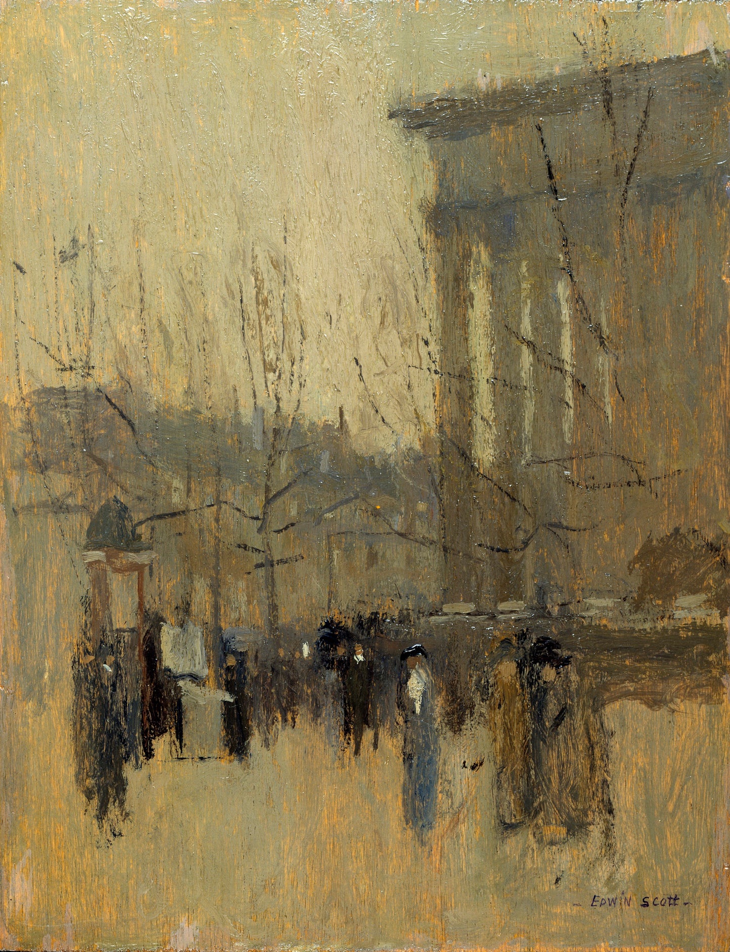 Frank Edwin Scott:La Madeleine no. IV,16x12"(A3)Poster