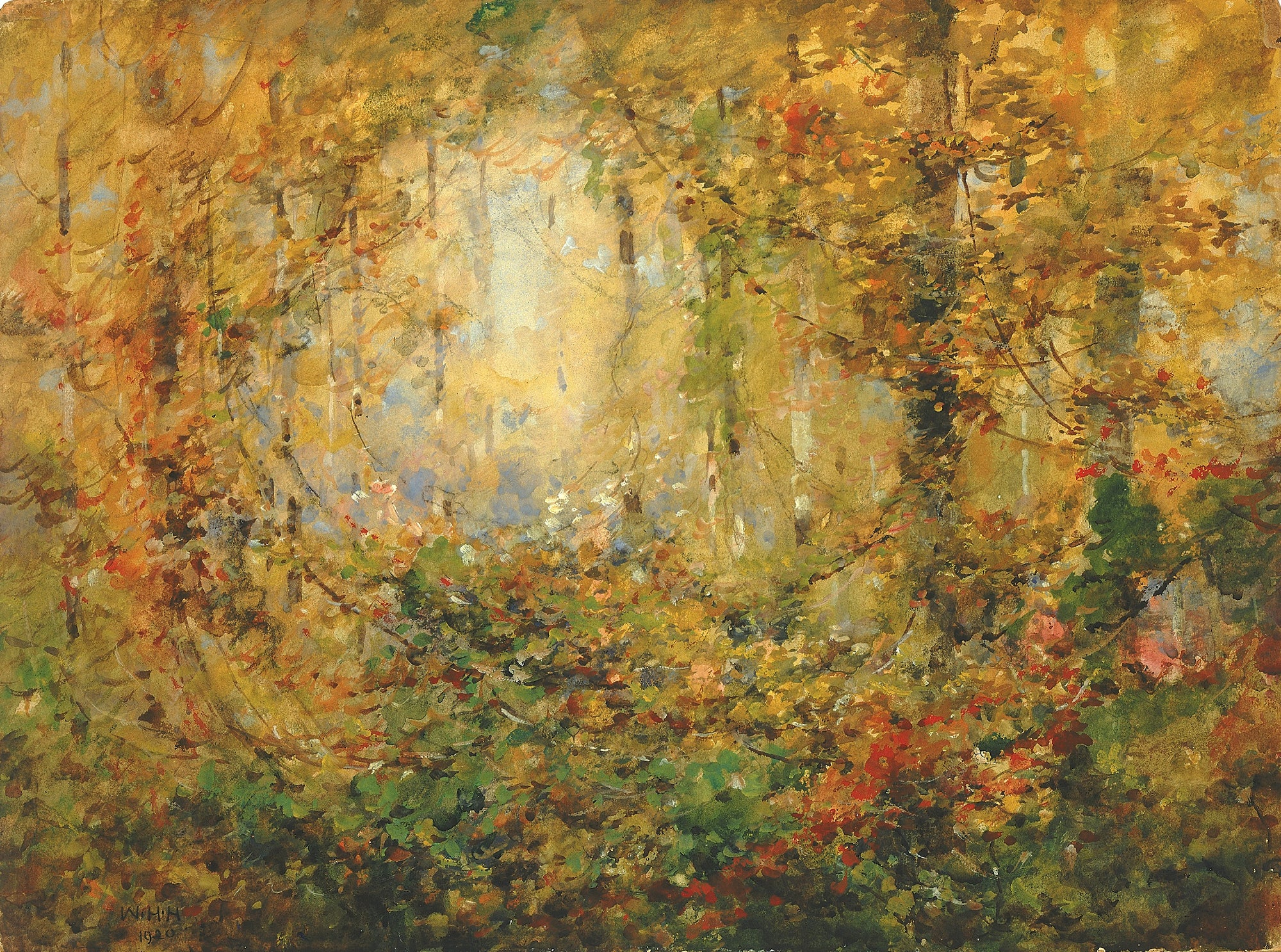 William Henry Holmes:Autumn Tangle,16x12"(A3)Poster