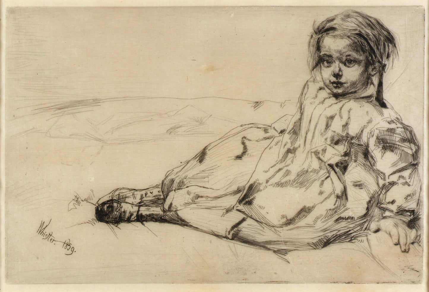 James McNeill Whistler:Bibi Valentin,16x12"(A3)Poster