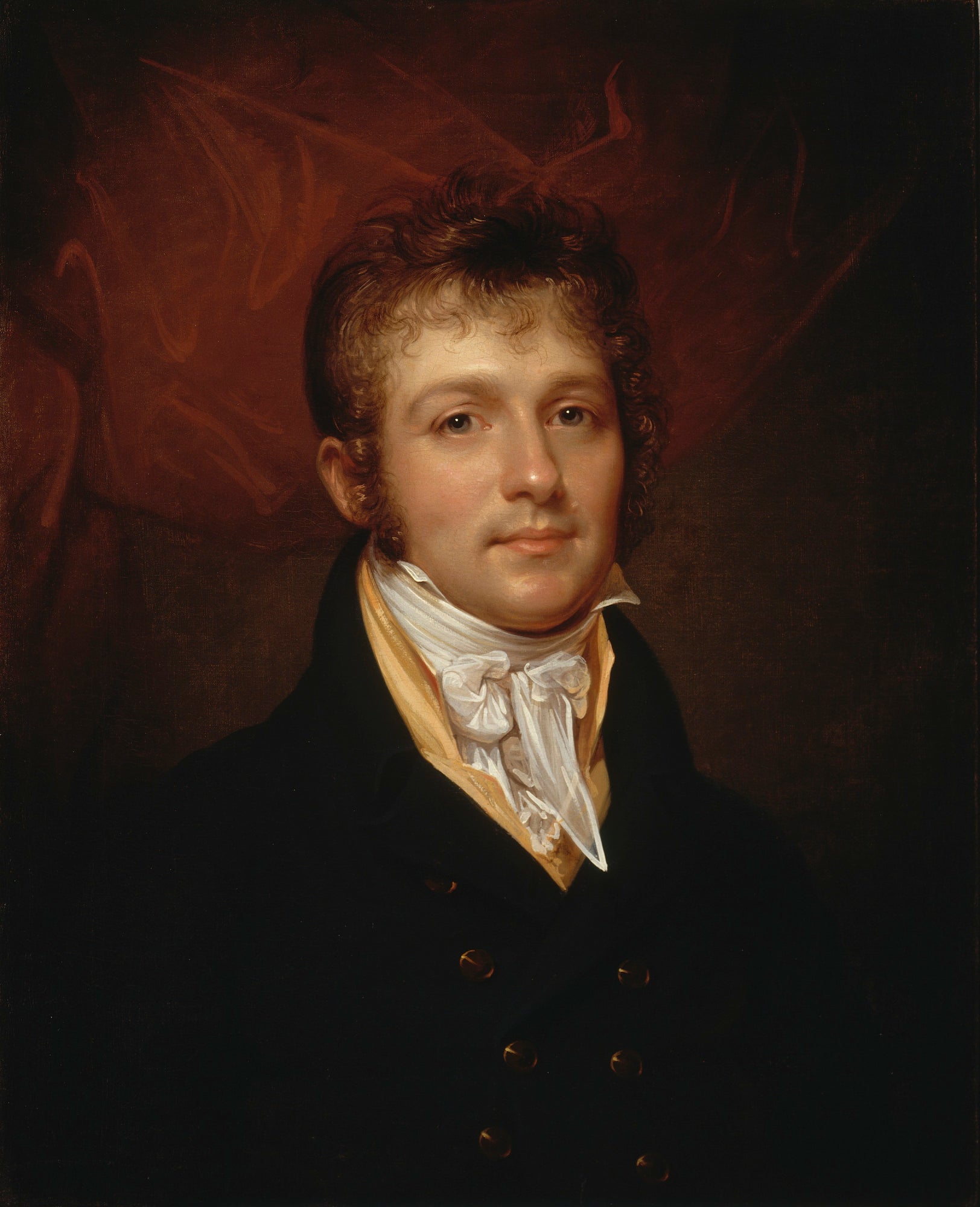 Rembrandt Peale:Portrait of Edward Shippen Burd of Philadelp,16x12"(A3)Poster