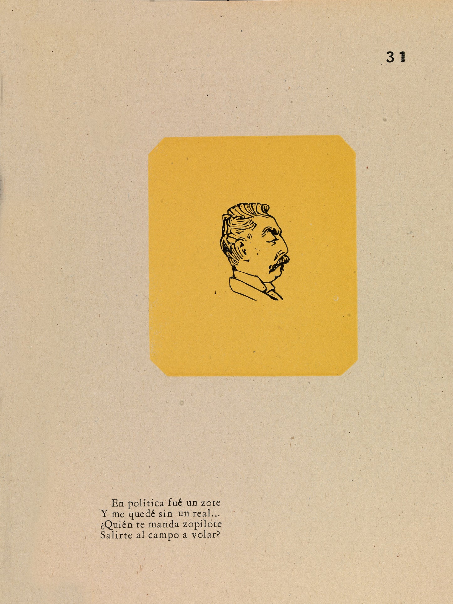 José Guadalupe Posada:The Honest Politician,16x12"(A3)Poster