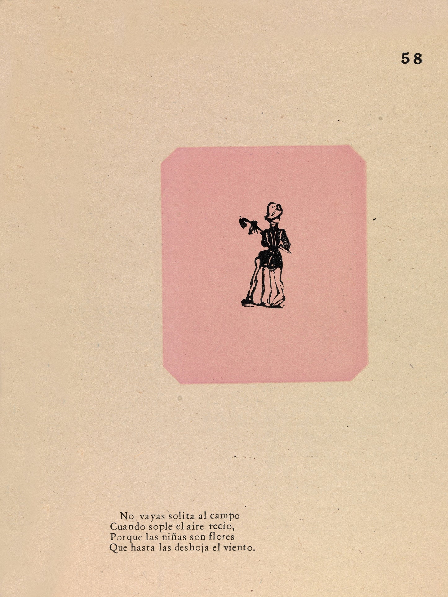 José Guadalupe Posada:Advice to a Young Lady,16x12"(A3)Poster