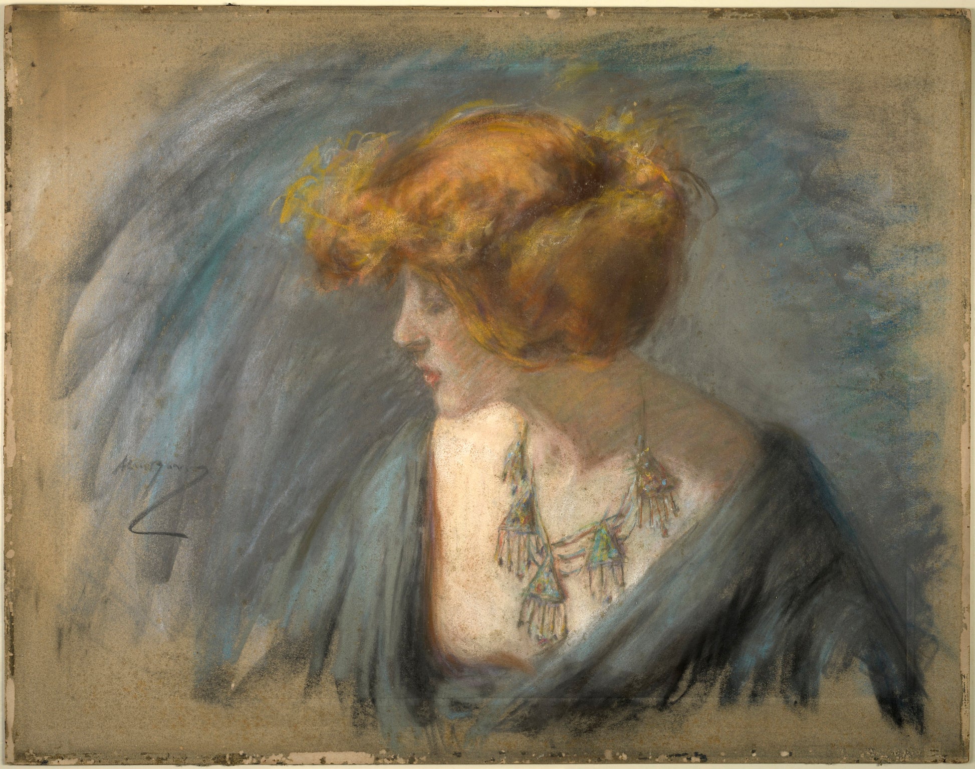 Alice Pike Barney:Titian Hair,16x12"(A3)Poster