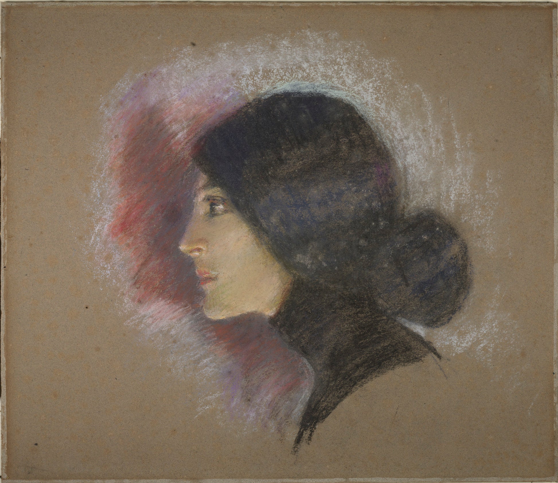 Alice Pike Barney:Vamp of 1900 (Lottie Stein),16x12"(A3)Poster