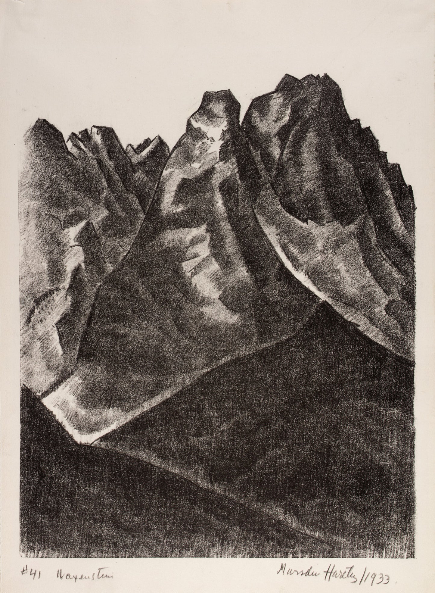 Marsden Hartley:Waxenstein,16x12"(A3)Poster