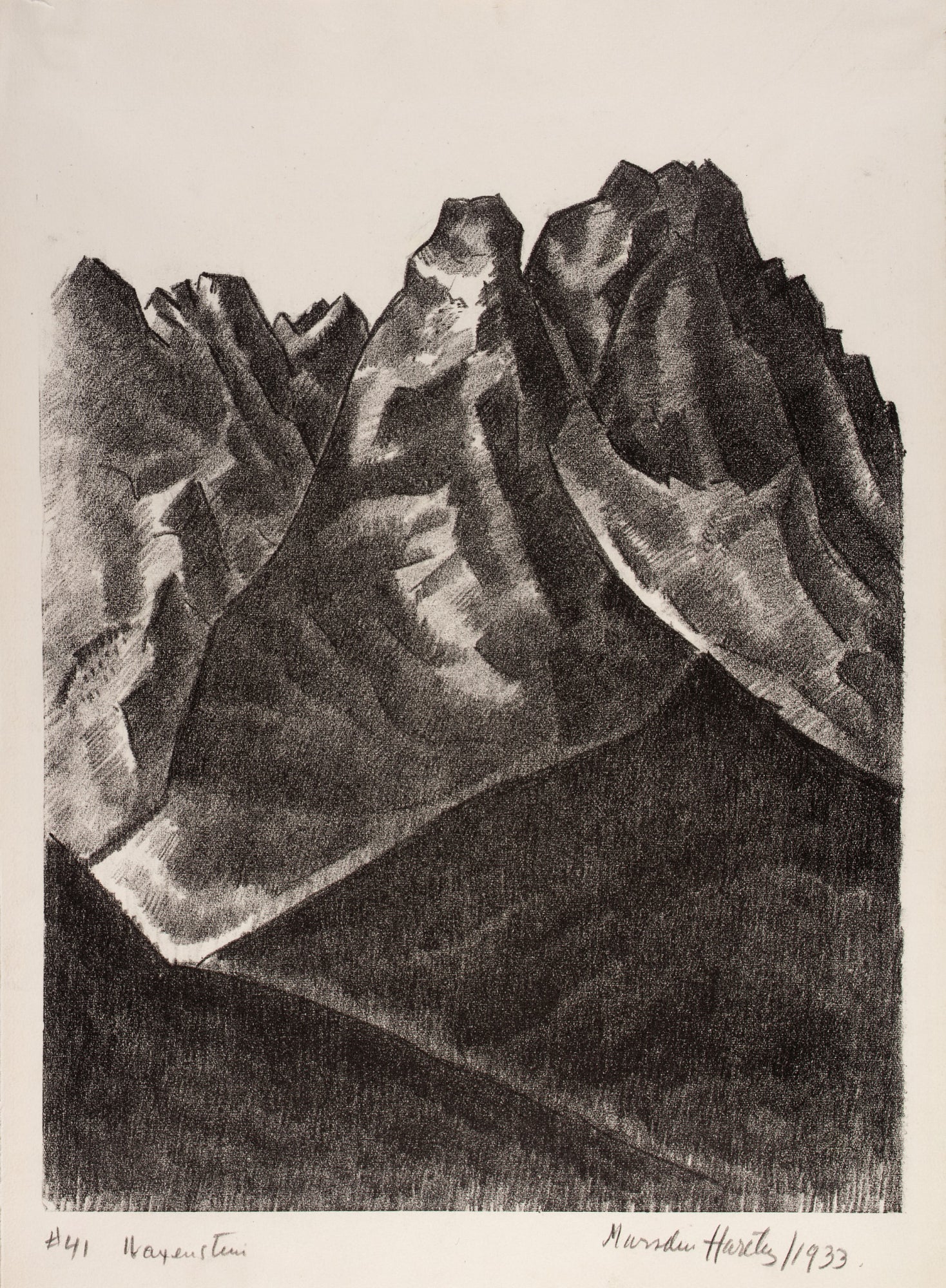 Marsden Hartley:Waxenstein,16x12"(A3)Poster