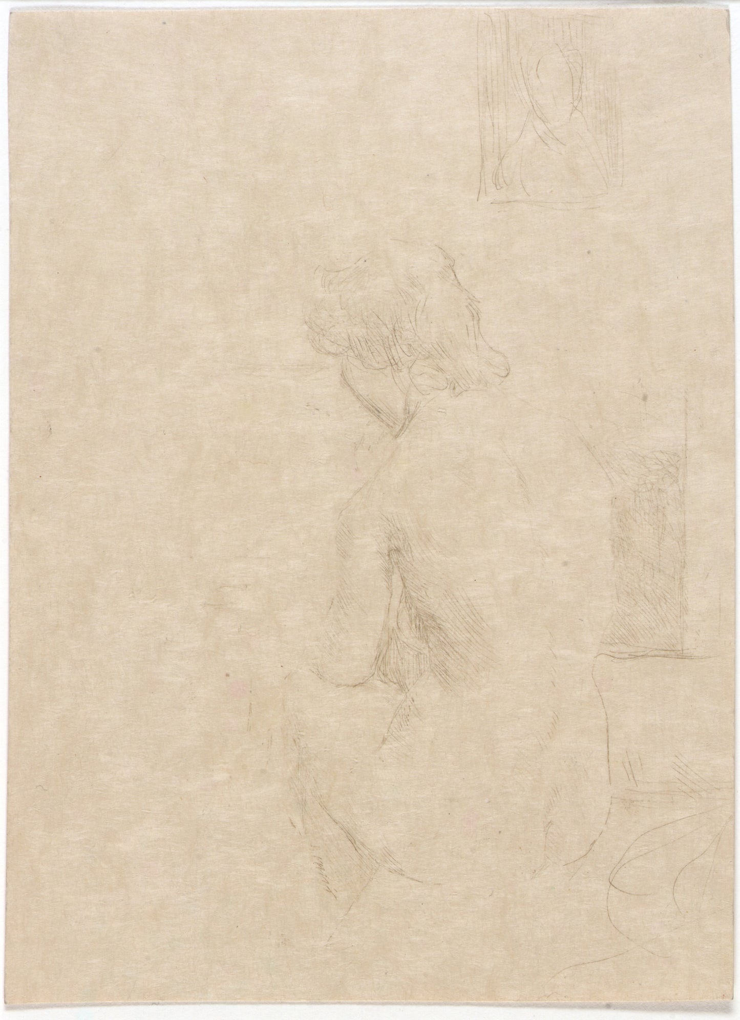 J. Alden Weir:Seated Model,16x12"(A3)Poster