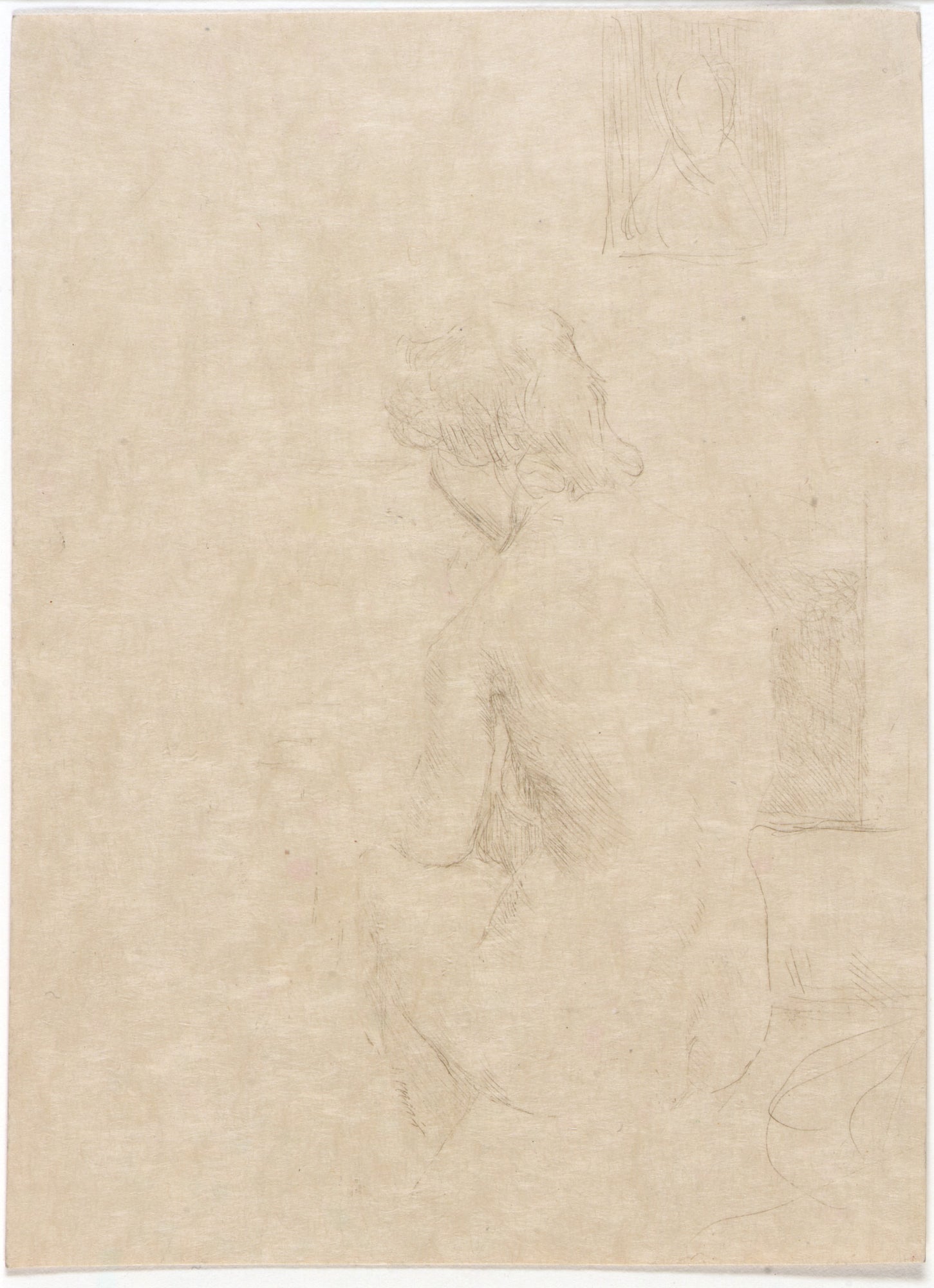 J. Alden Weir:Seated Model,16x12"(A3)Poster