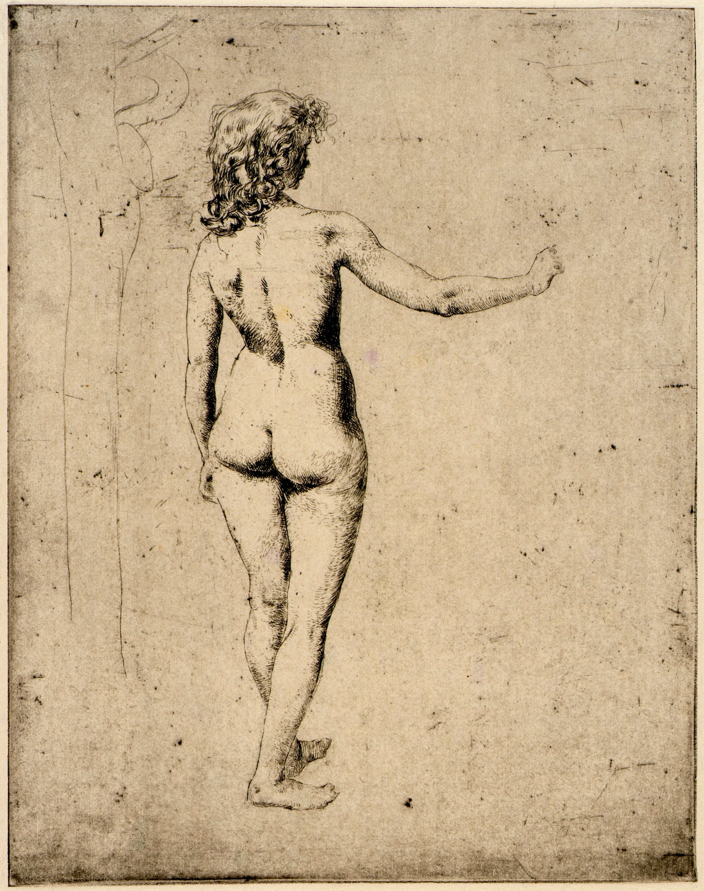 J. Alden Weir:Nude Study,16x12"(A3)Poster