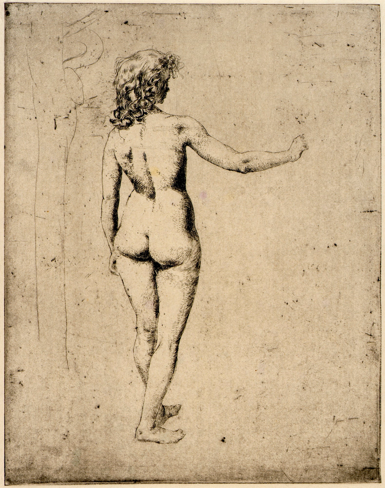 J. Alden Weir:Nude Study,16x12"(A3)Poster