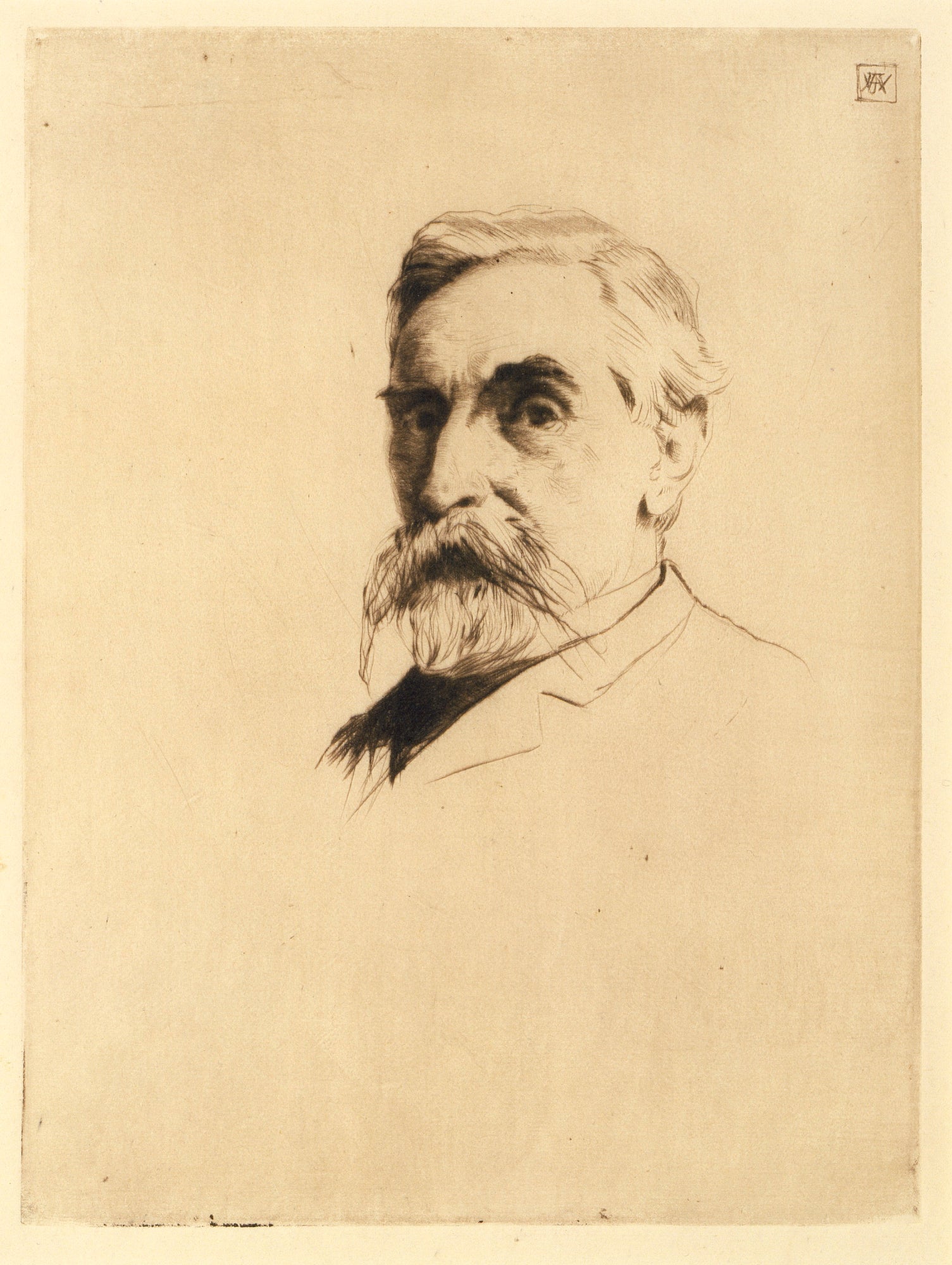 J. Alden Weir:Portrait of Robert Weir,16x12"(A3)Poster