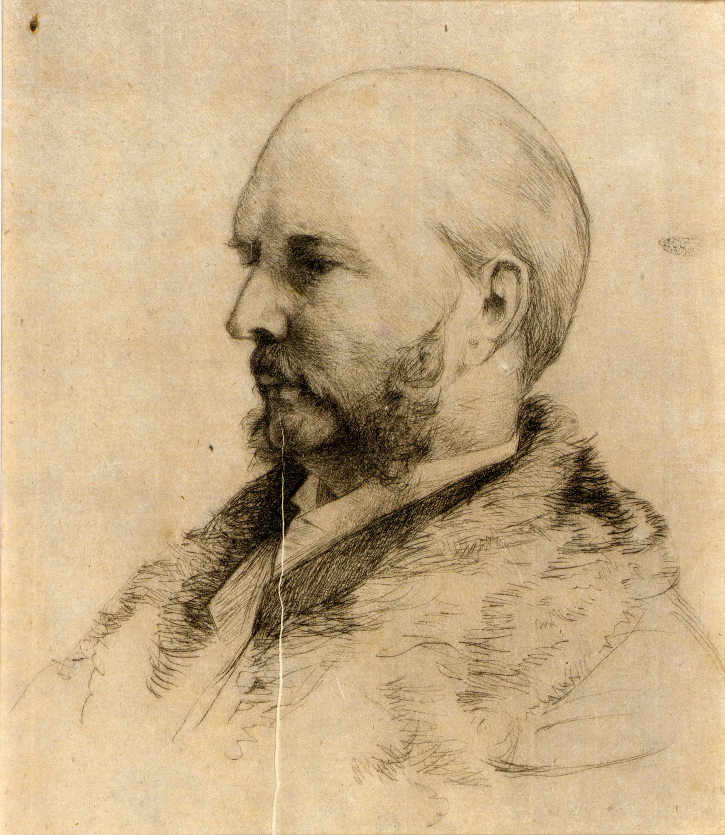 J. Alden Weir:Portrait of Robert Hoe,16x12"(A3)Poster