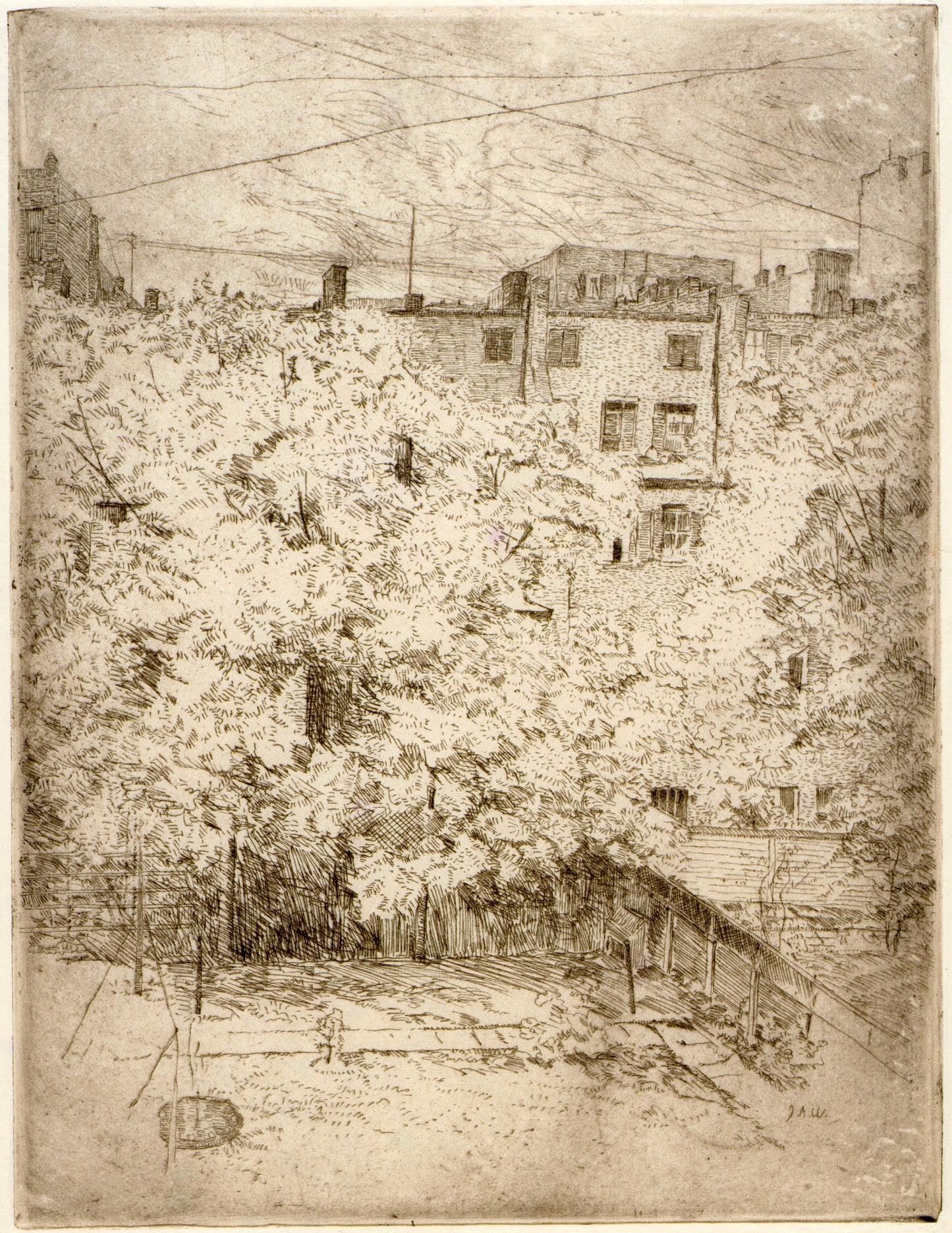 J. Alden Weir:My Back Yard no. 2,16x12"(A3)Poster