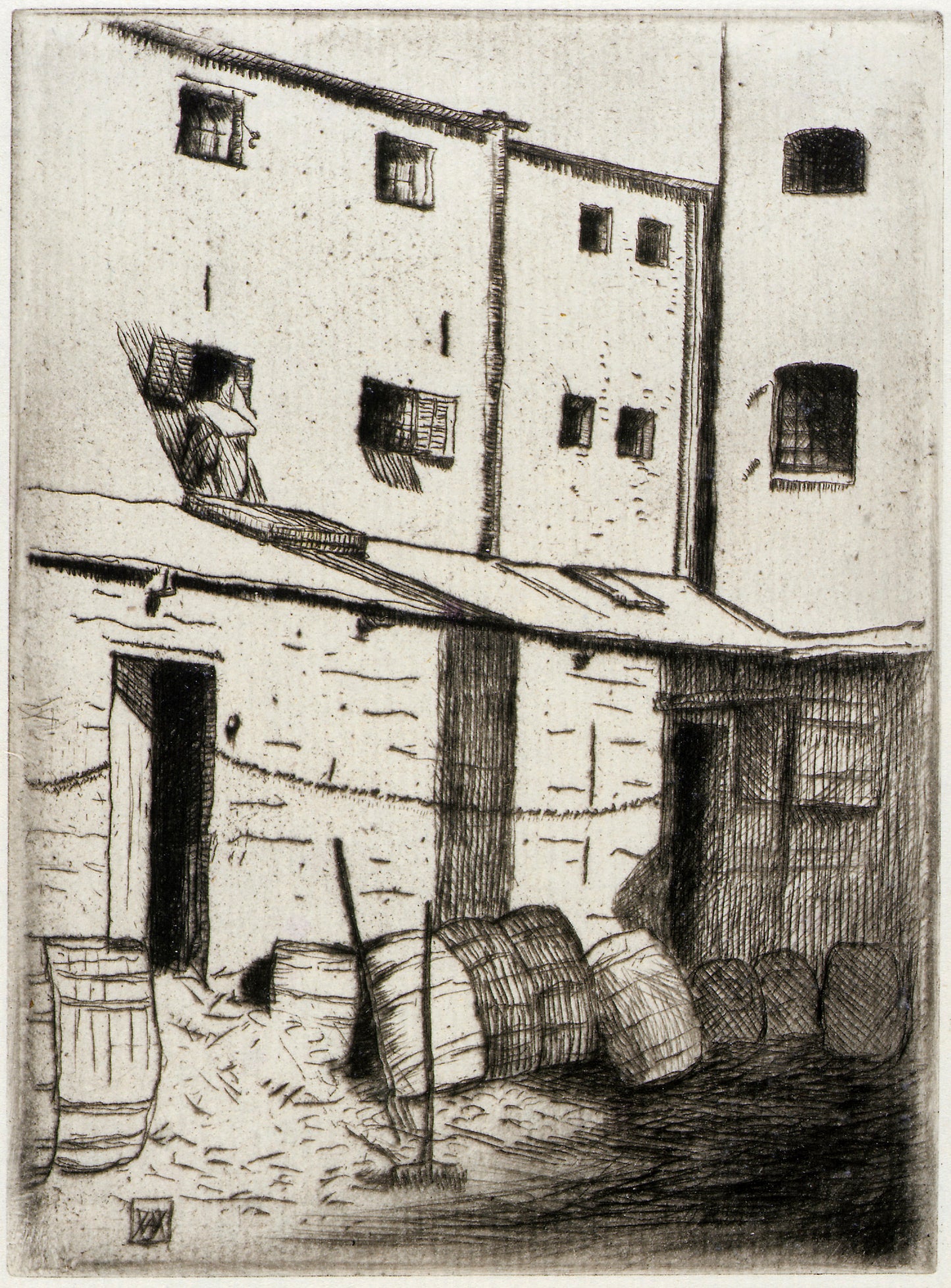 J. Alden Weir:Coon Alley,16x12"(A3)Poster