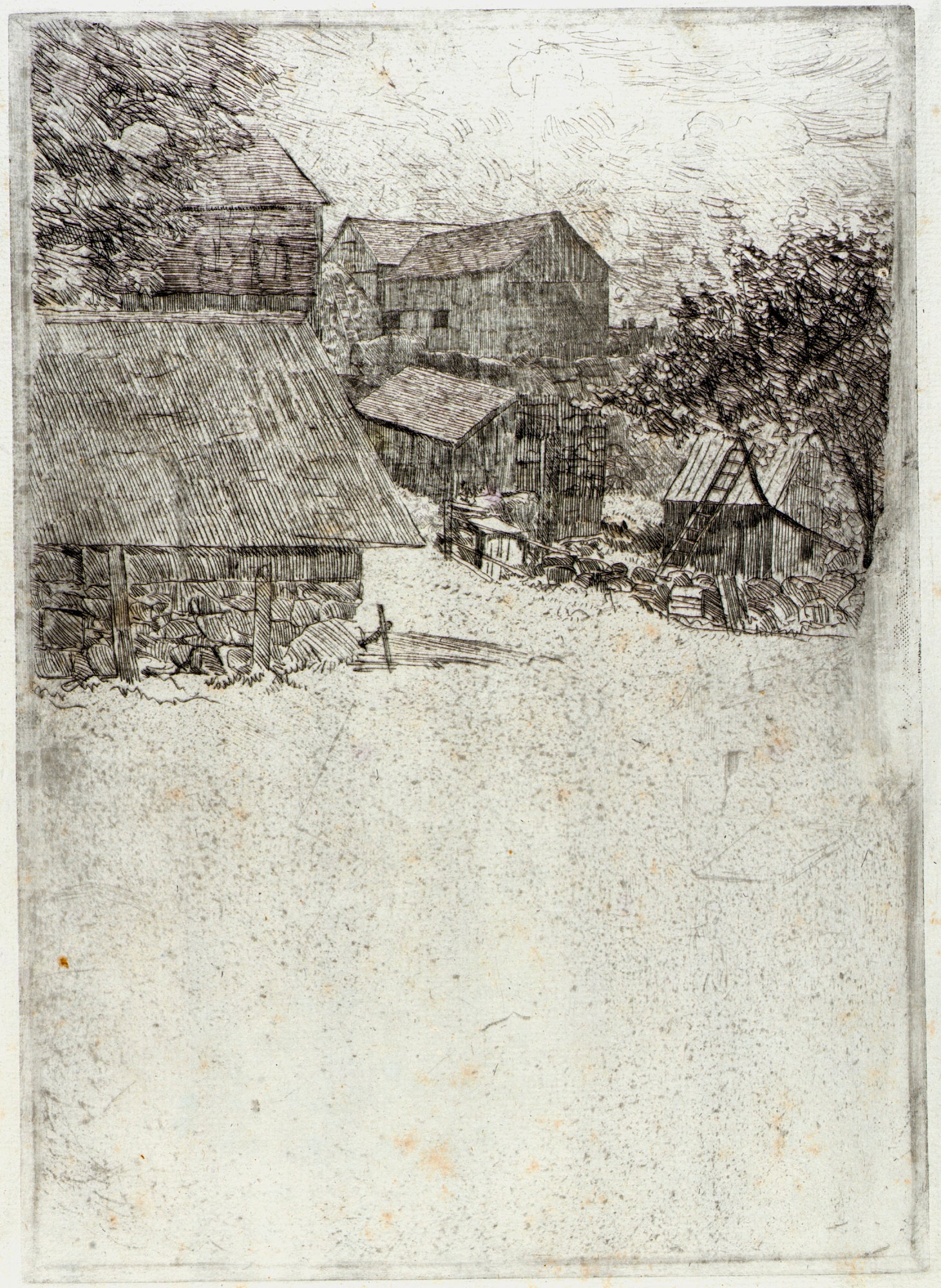 J. Alden Weir:Neighboring Farm,16x12"(A3)Poster
