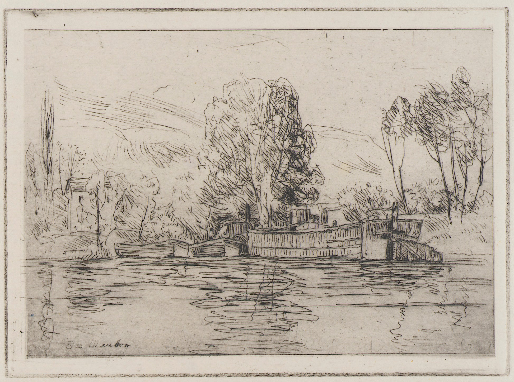 J. Alden Weir:Bas Meudon no. 2,16x12"(A3)Poster
