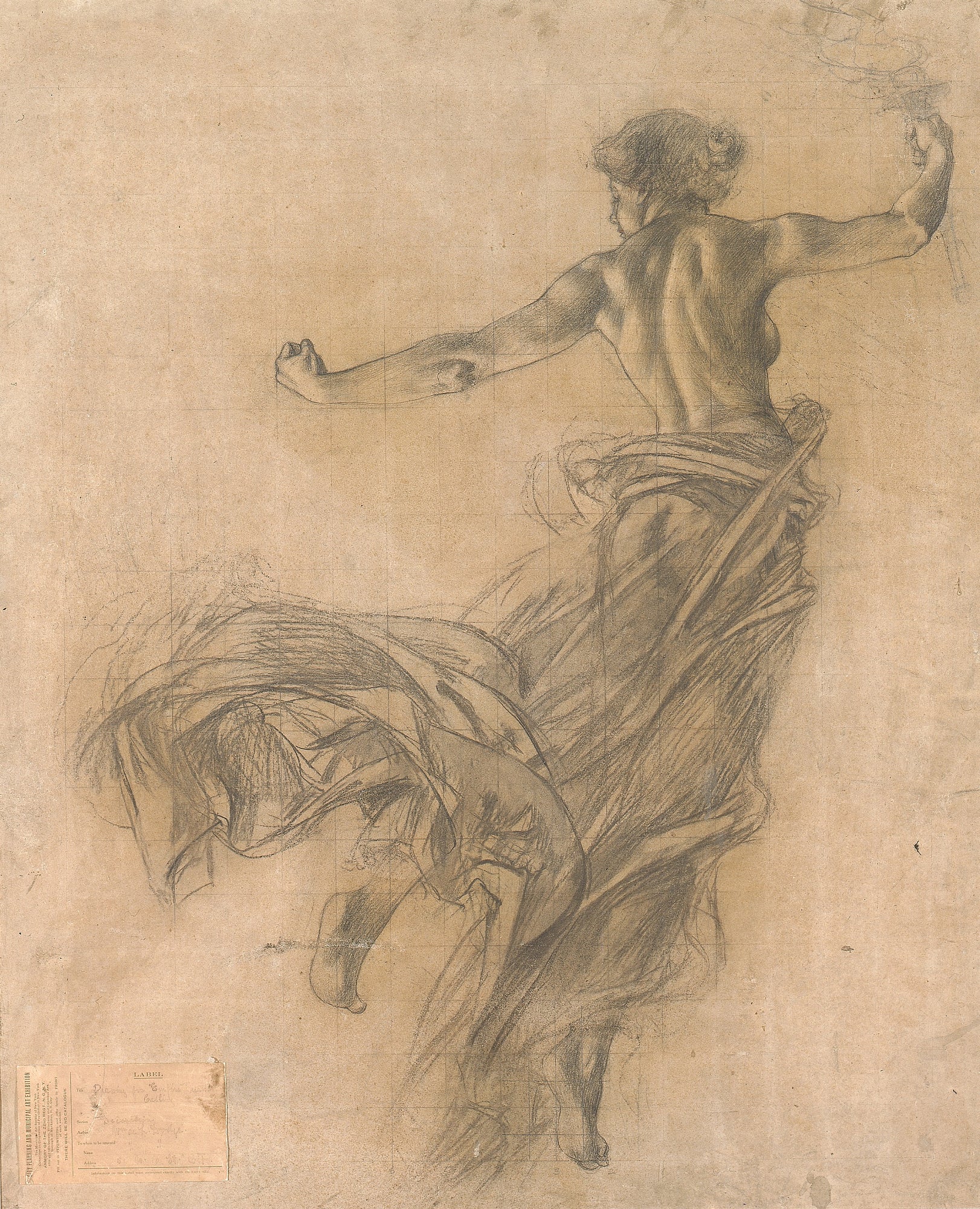 William de Leftwich Dodge:Untitled (study for ceiling, Empir,16x12"(A3)Poster