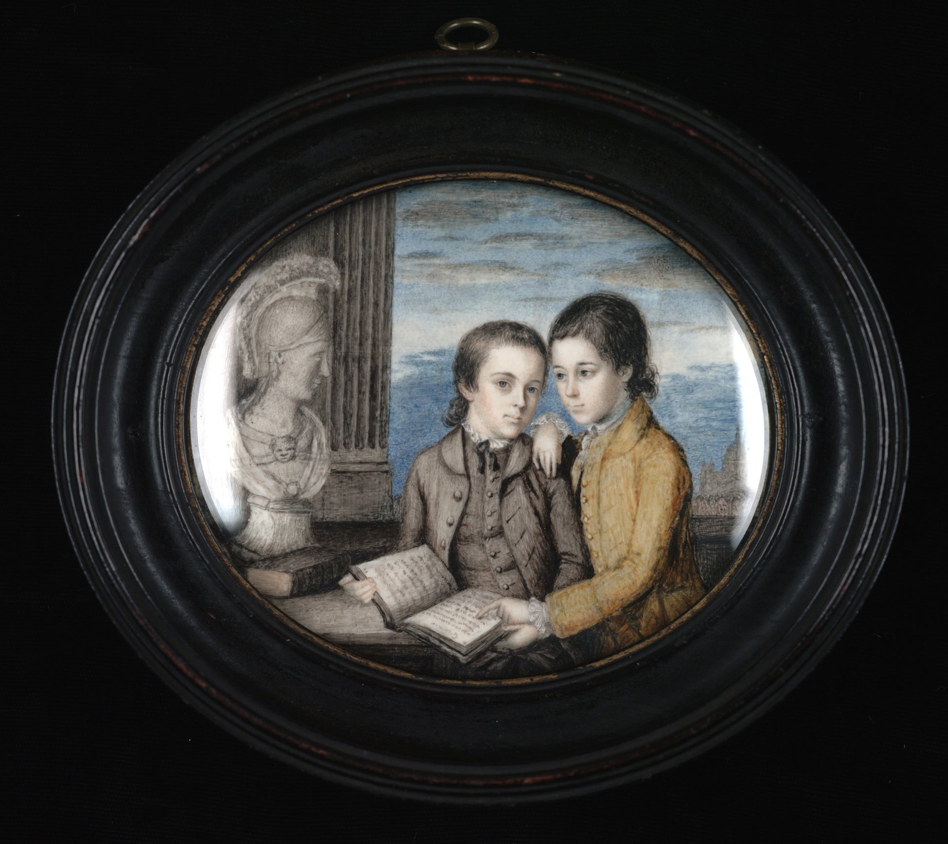 Charles Willson Peale:Matthias and Thomas Bordley,16x12"(A3)Poster
