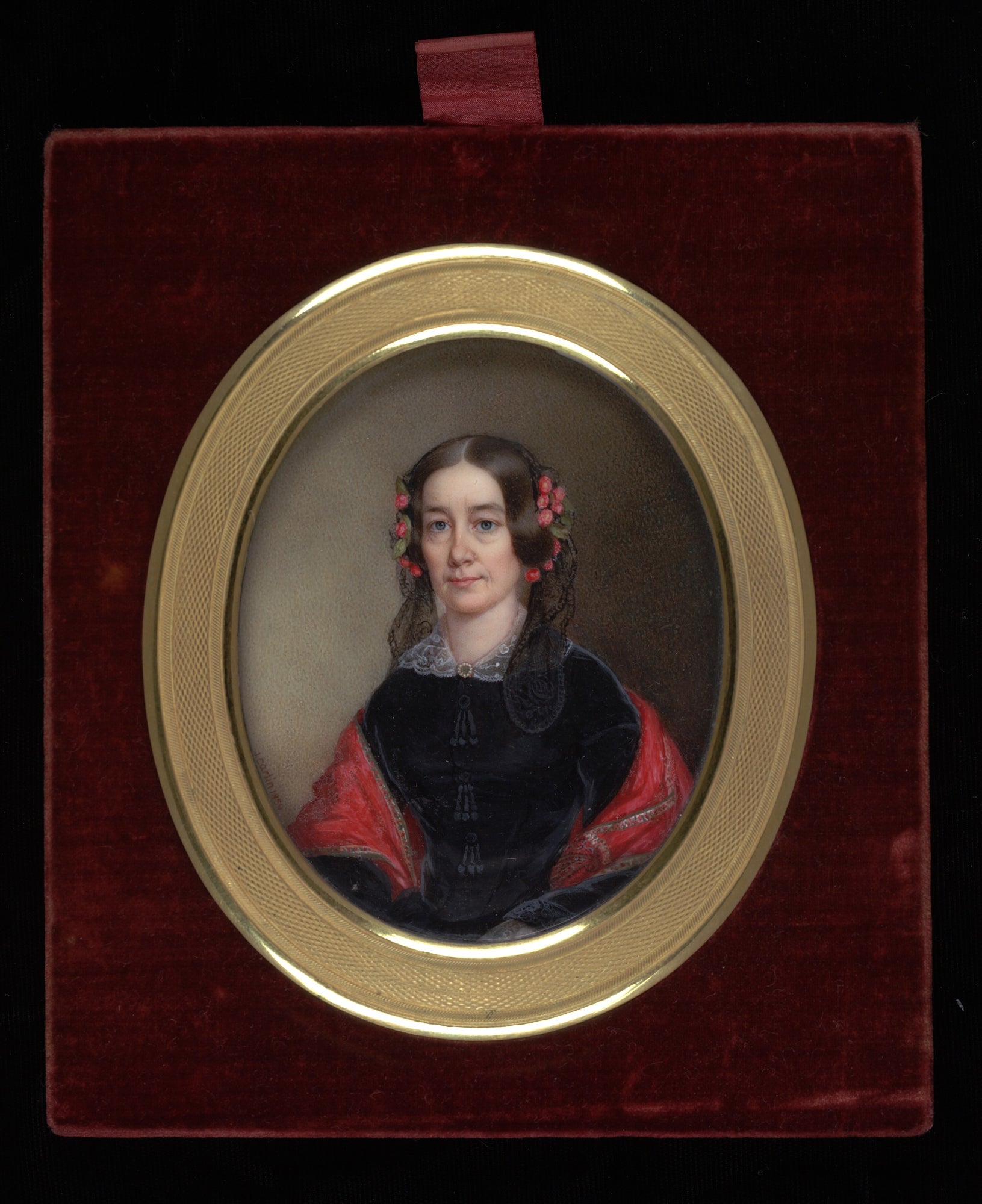 John Carlin:Mrs. James Suydam (Charlotte Heyer),16x12"(A3)Poster