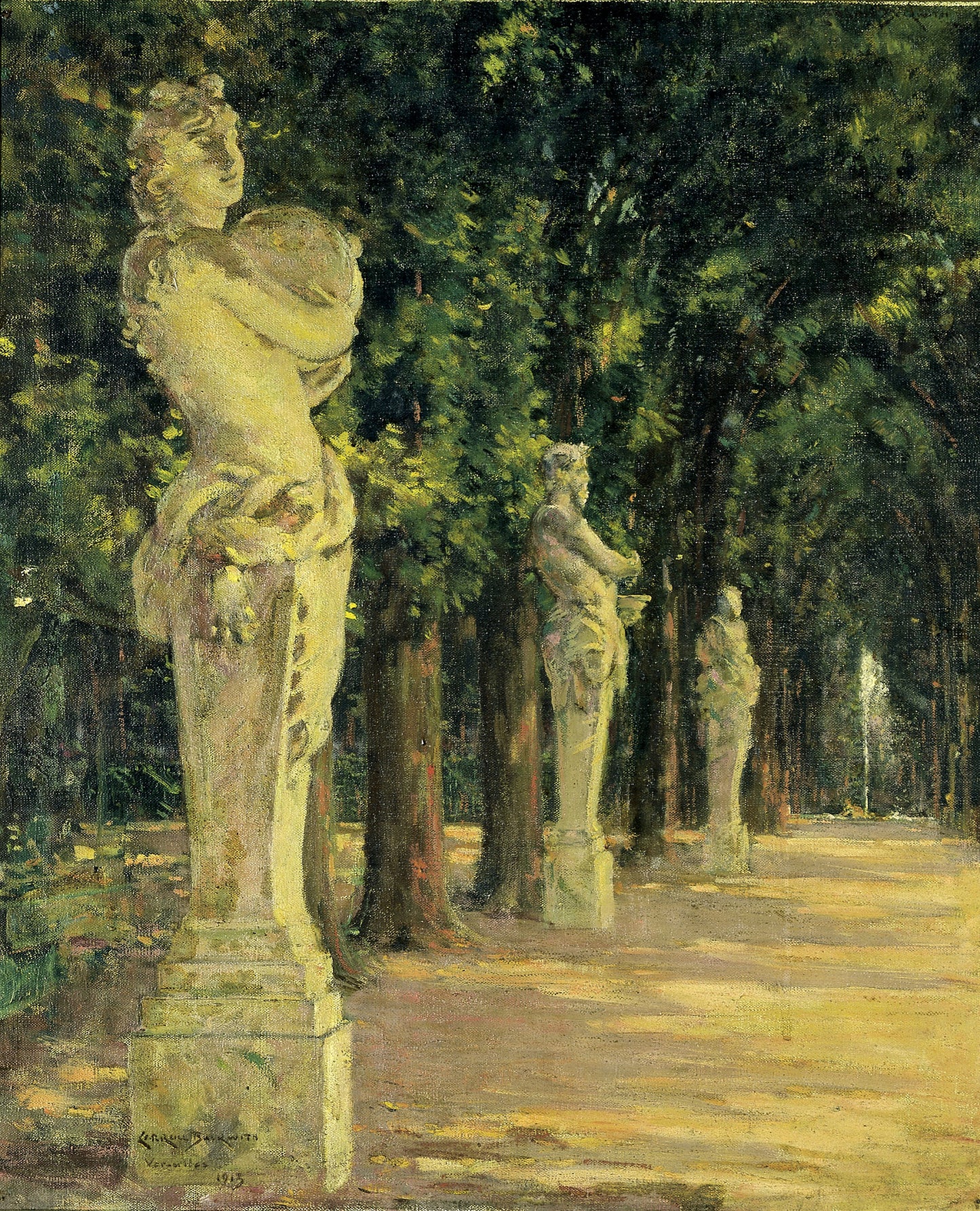 Carroll Beckwith:Allee de l'Ete, Versailles,16x12"(A3)Poster
