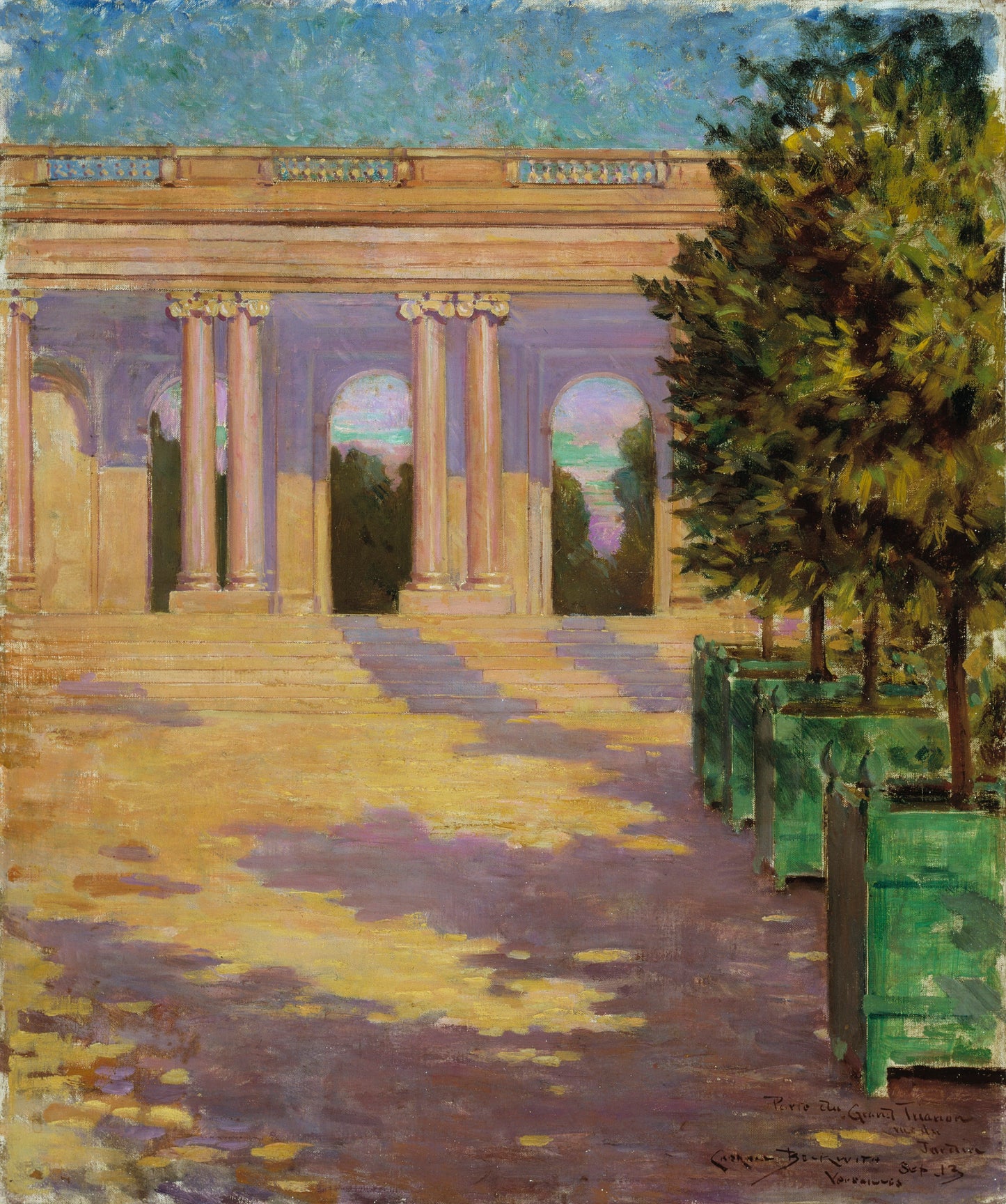 Carroll Beckwith:Arcade of the Grand Trianon, Versailles,16x12"(A3)Poster
